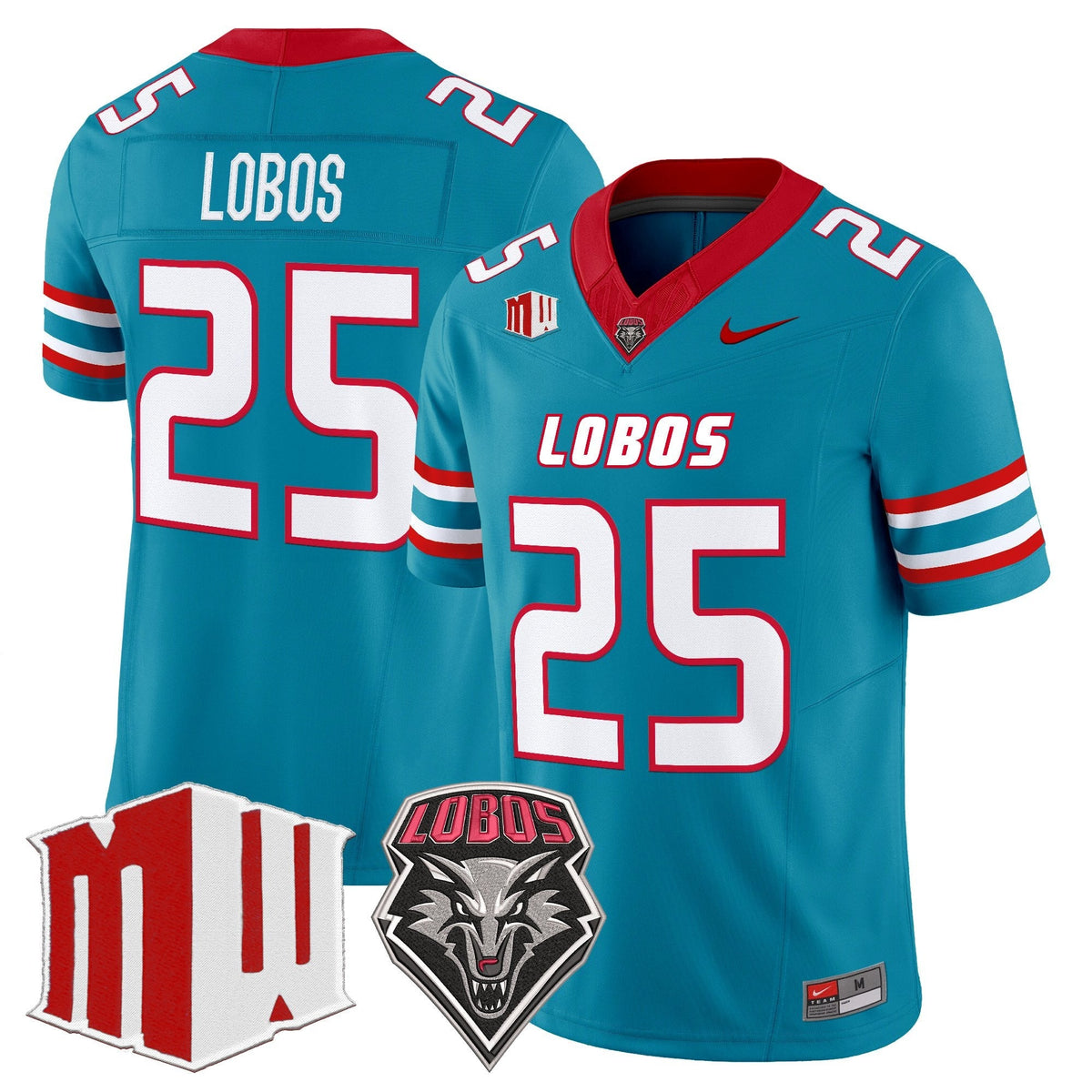New Mexico Lobos 2026 Vapor Limited Jersey - Stitched-Cuztomshoes