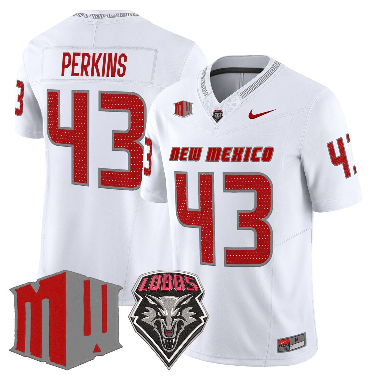 New Mexico Lobos 2026 Vapor Limited Jersey - Stitched-Cuztomshoes
