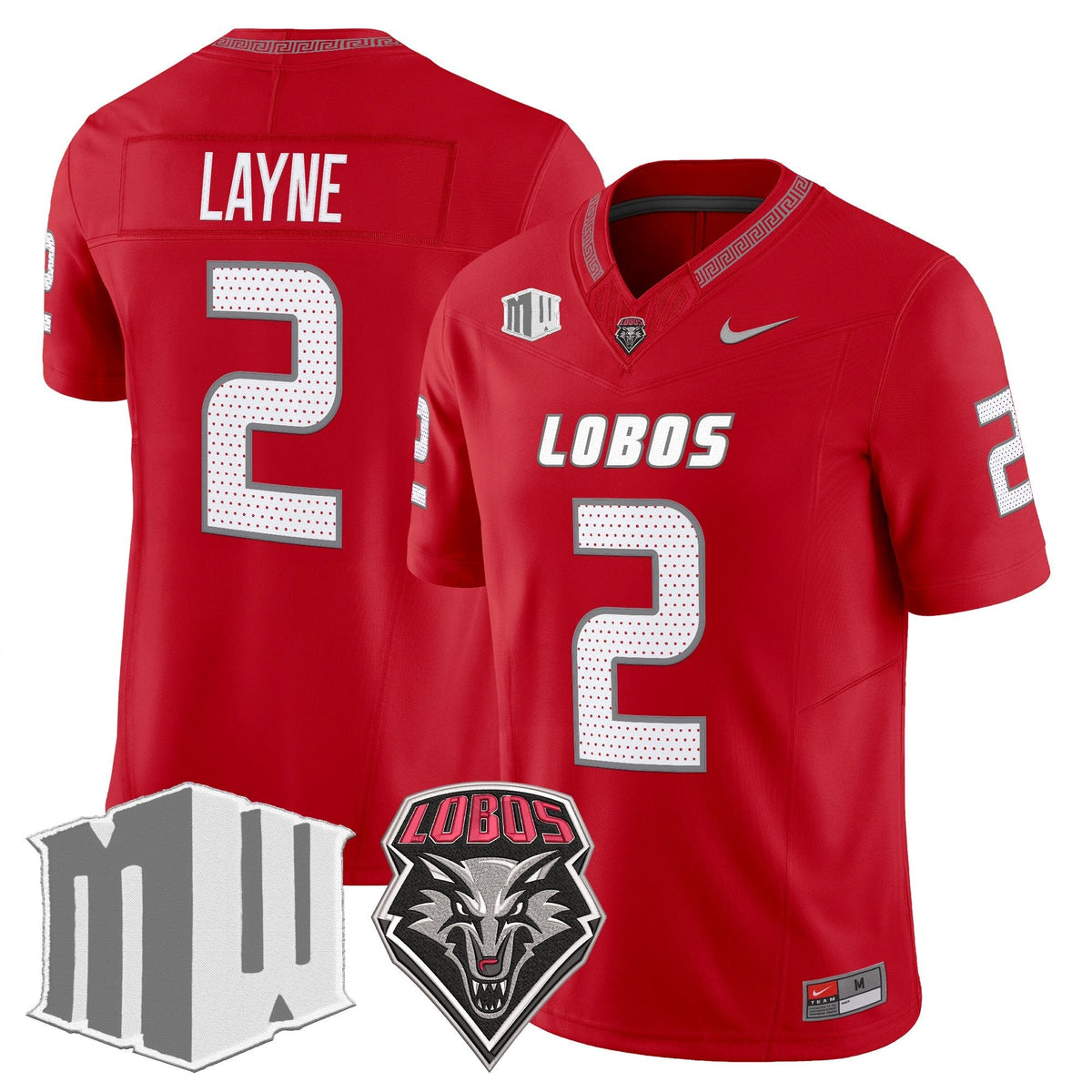 New Mexico Lobos 2026 Vapor Limited Jersey - Stitched-Cuztomshoes