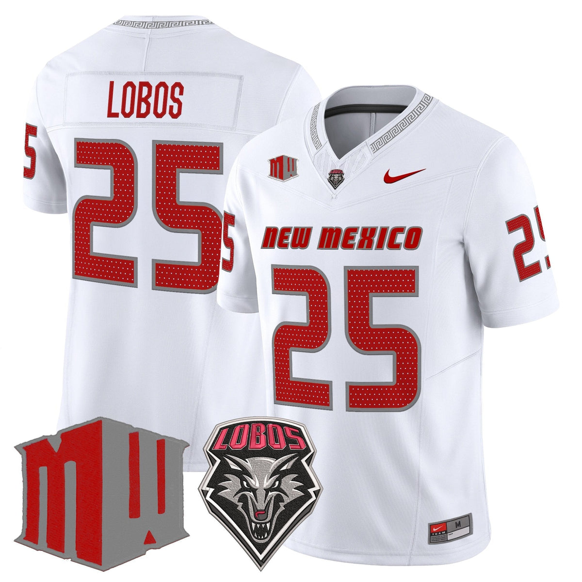 New Mexico Lobos 2026 Vapor Limited Jersey - Stitched-Cuztomshoes