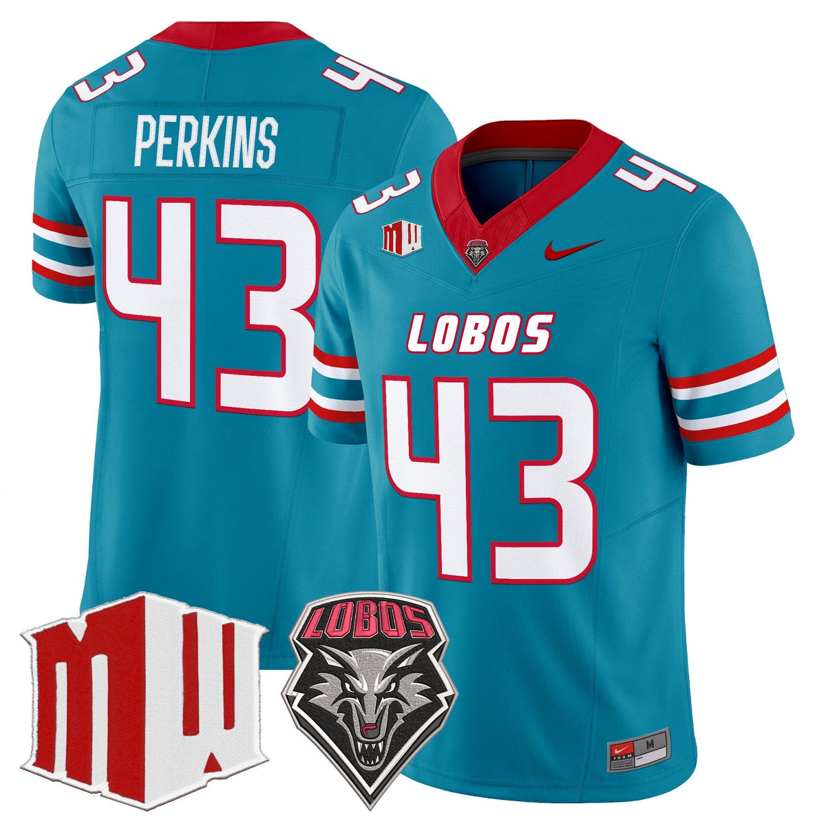 New Mexico Lobos 2026 Vapor Limited Jersey - Stitched-Cuztomshoes