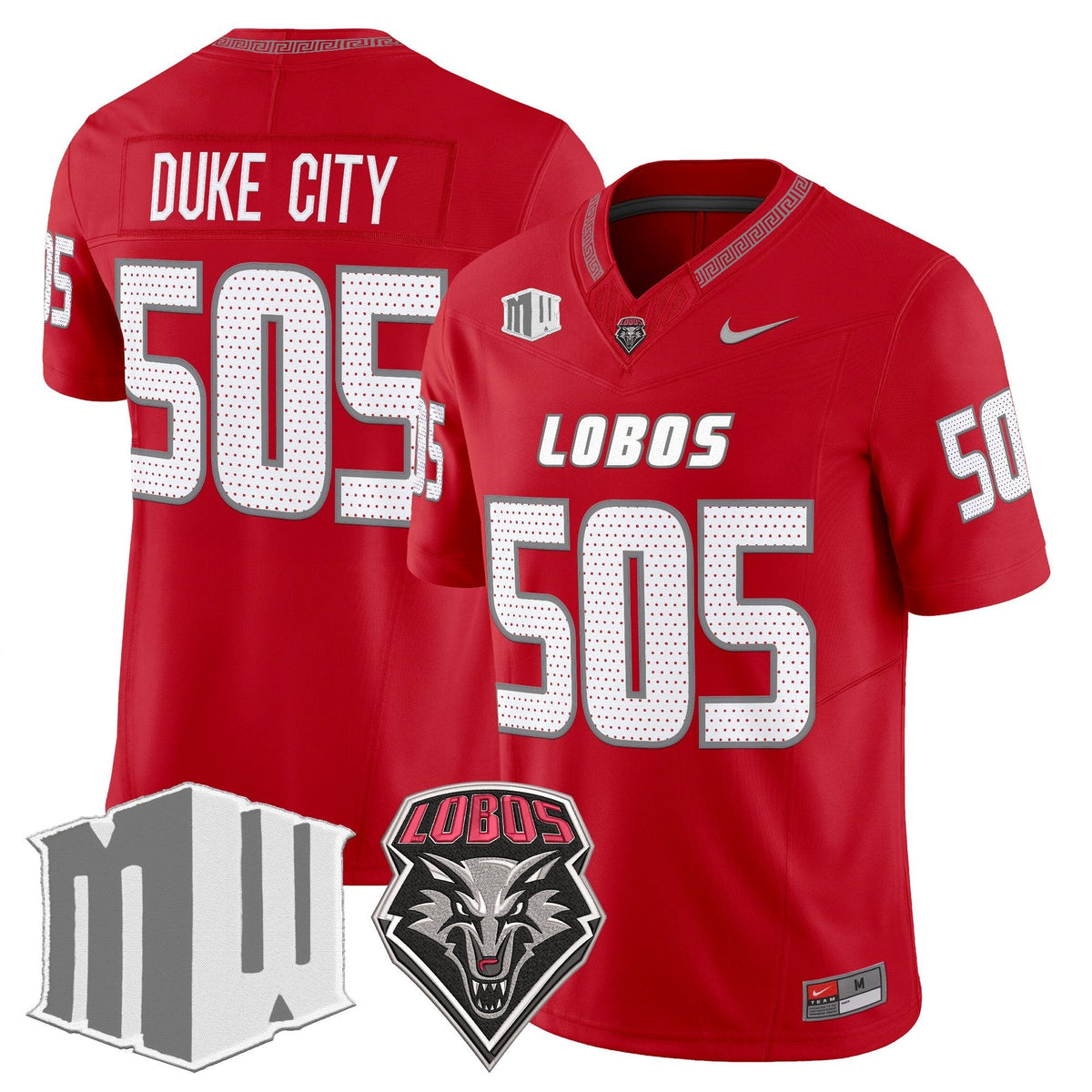 New Mexico Lobos 2026 Vapor Limited Jersey - Stitched-Cuztomshoes