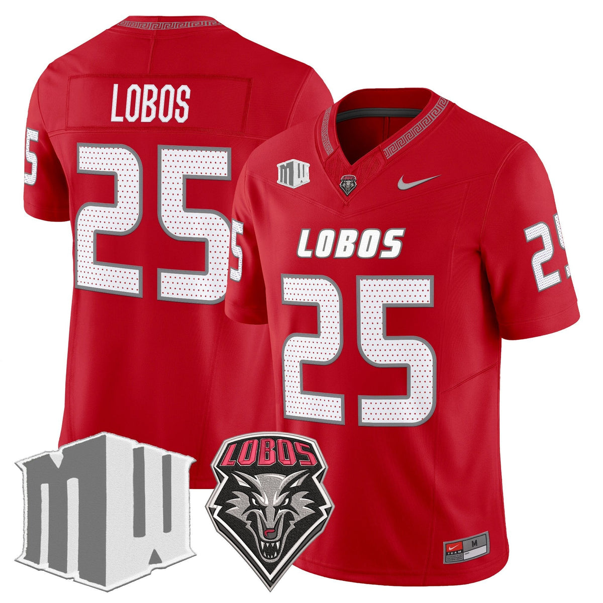 New Mexico Lobos 2026 Vapor Limited Jersey - Stitched-Cuztomshoes