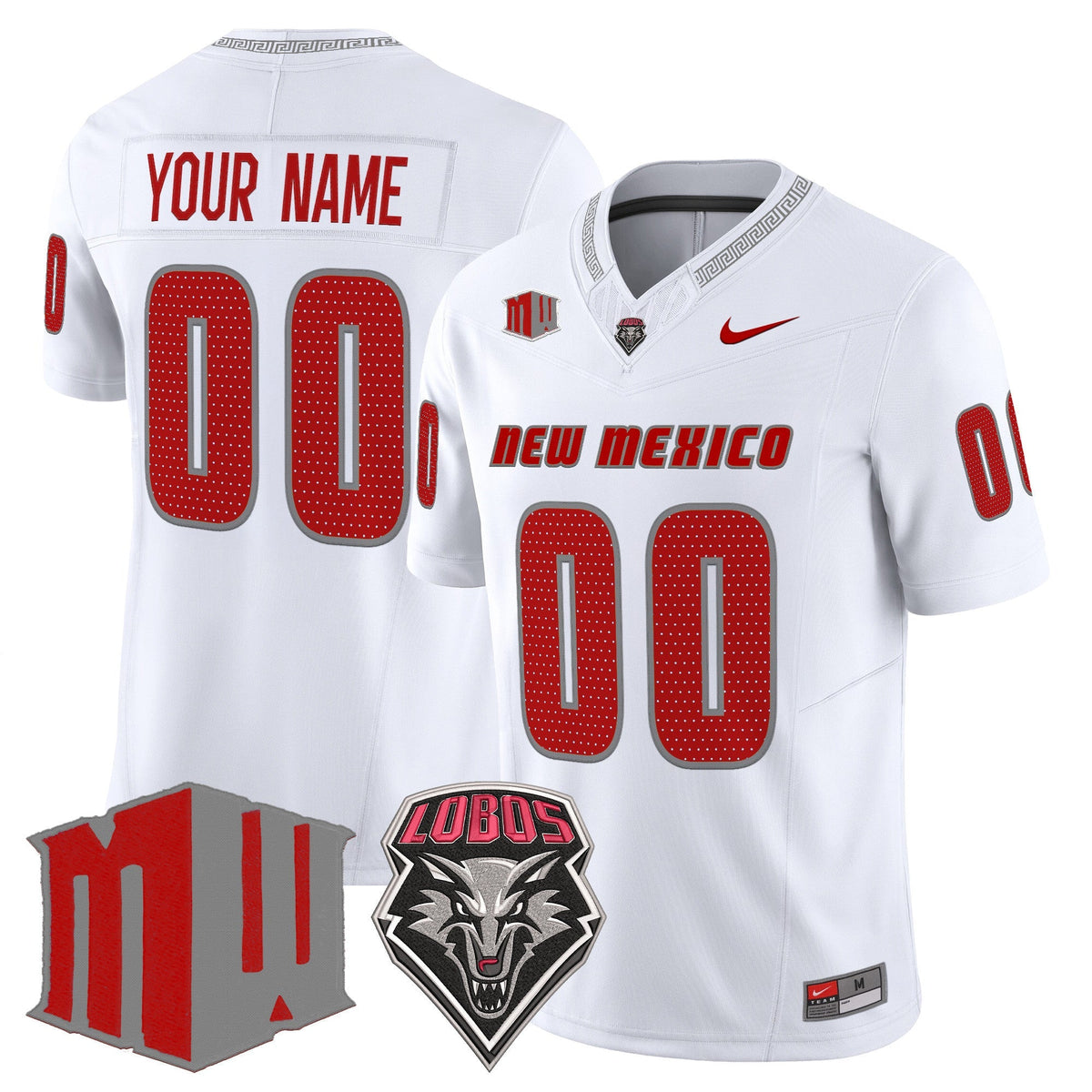 New Mexico Lobos 2026 Vapor Limited Custom Jersey - Stitched-Cuztomshoes