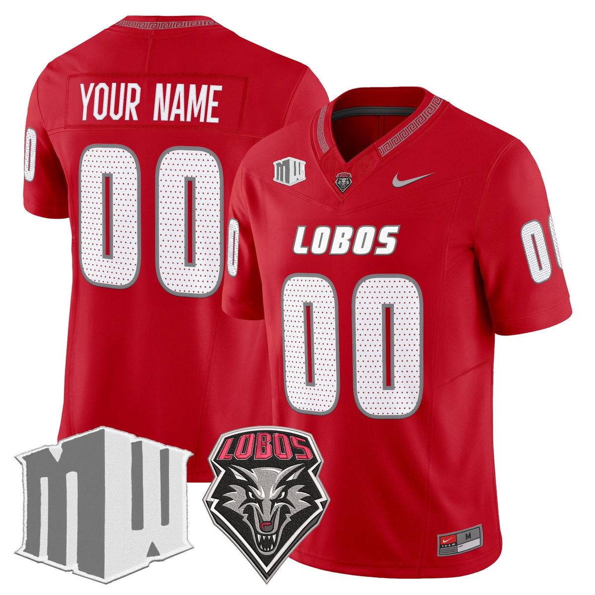 New Mexico Lobos 2026 Vapor Limited Custom Jersey - Stitched-Cuztomshoes