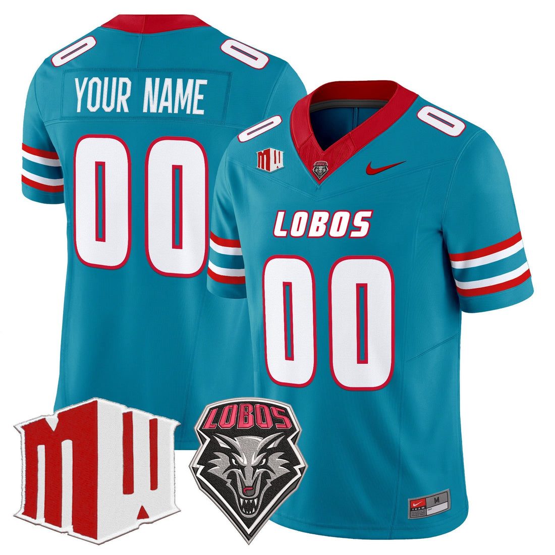 New Mexico Lobos 2026 Vapor Limited Custom Jersey - Stitched-Cuztomshoes