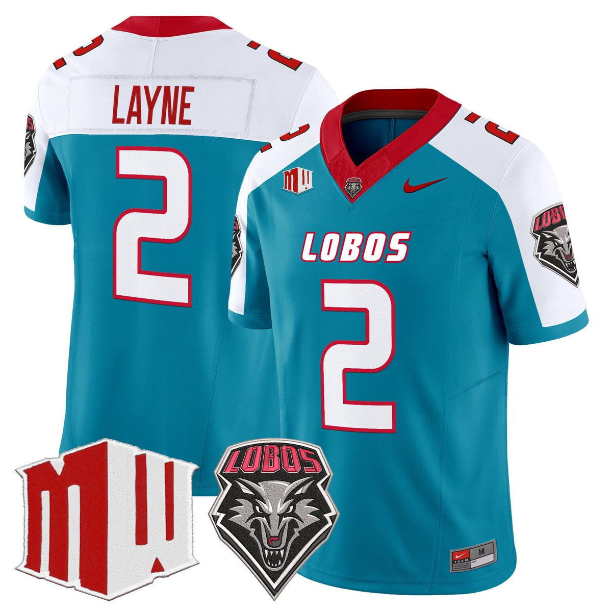 New Mexico Lobos 2026 Vapor Limited Jersey - Stitched-Cuztomshoes