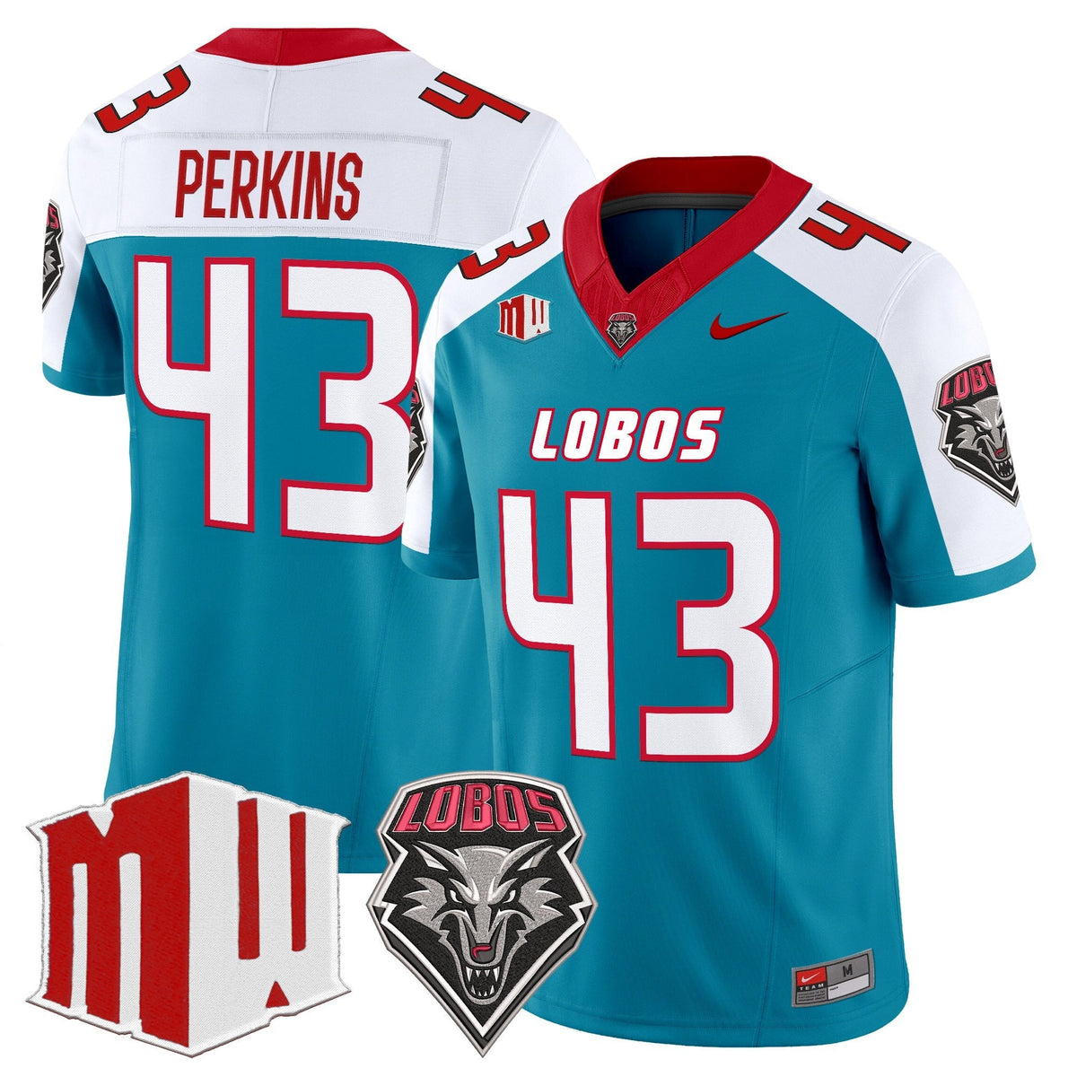 New Mexico Lobos 2026 Vapor Limited Jersey - Stitched-Cuztomshoes