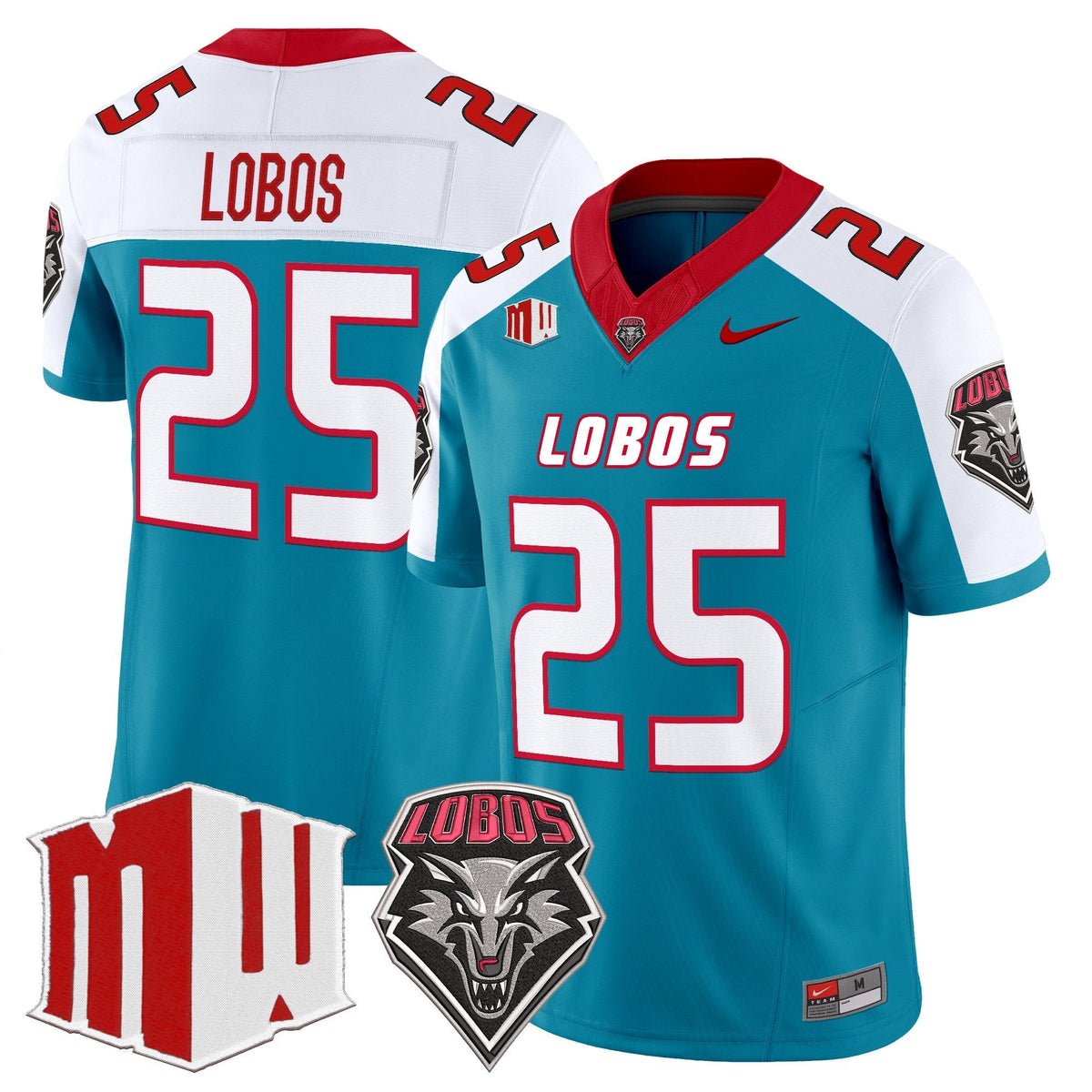 New Mexico Lobos 2026 Vapor Limited Jersey - Stitched-Cuztomshoes