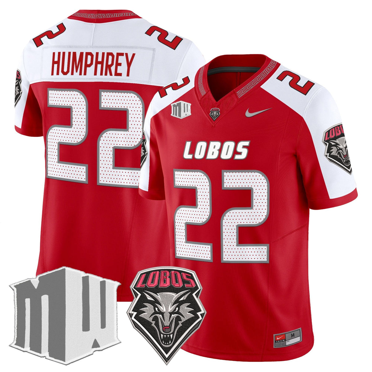 New Mexico Lobos 2026 Vapor Limited Jersey - Stitched-Cuztomshoes
