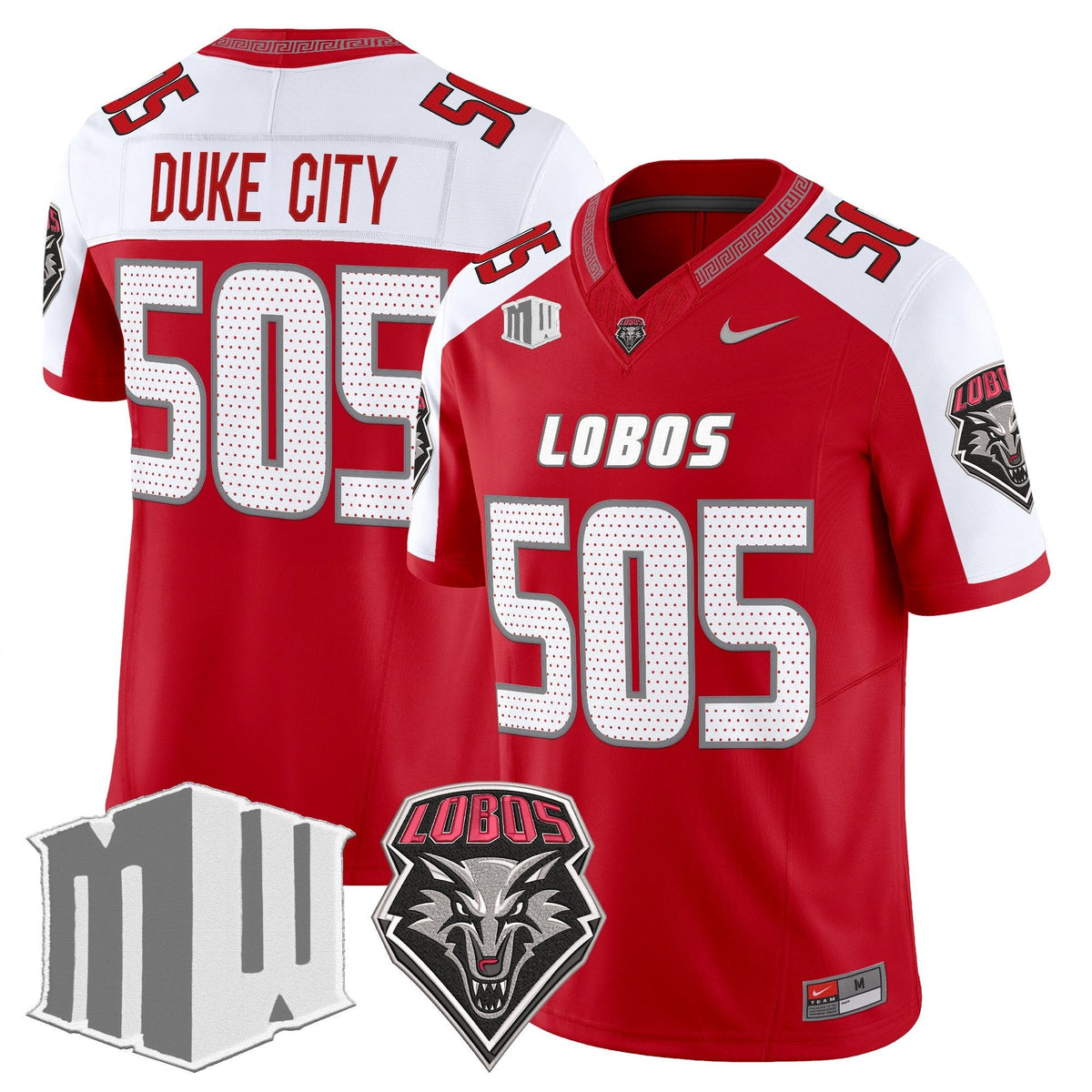 New Mexico Lobos 2026 Vapor Limited Jersey - Stitched-Cuztomshoes