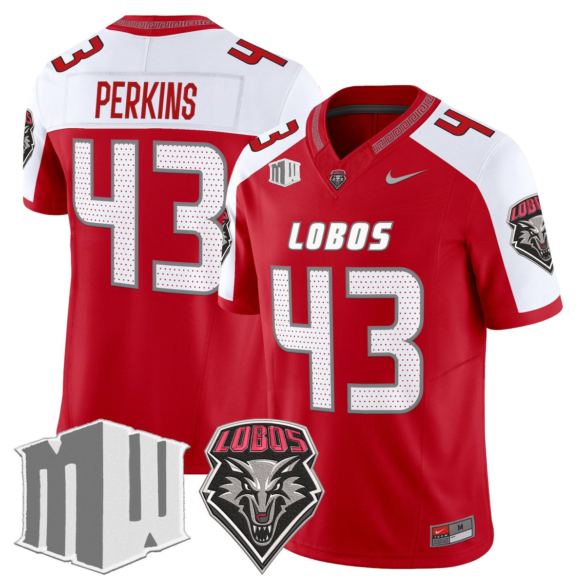New Mexico Lobos 2026 Vapor Limited Jersey - Stitched-Cuztomshoes