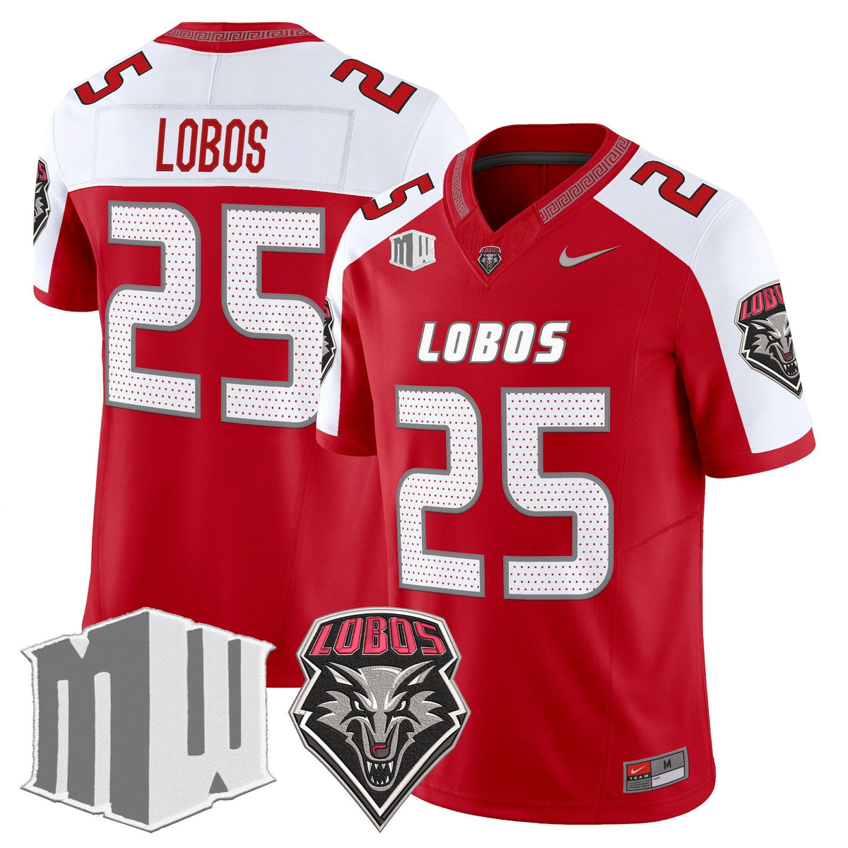 New Mexico Lobos 2026 Vapor Limited Jersey - Stitched-Cuztomshoes