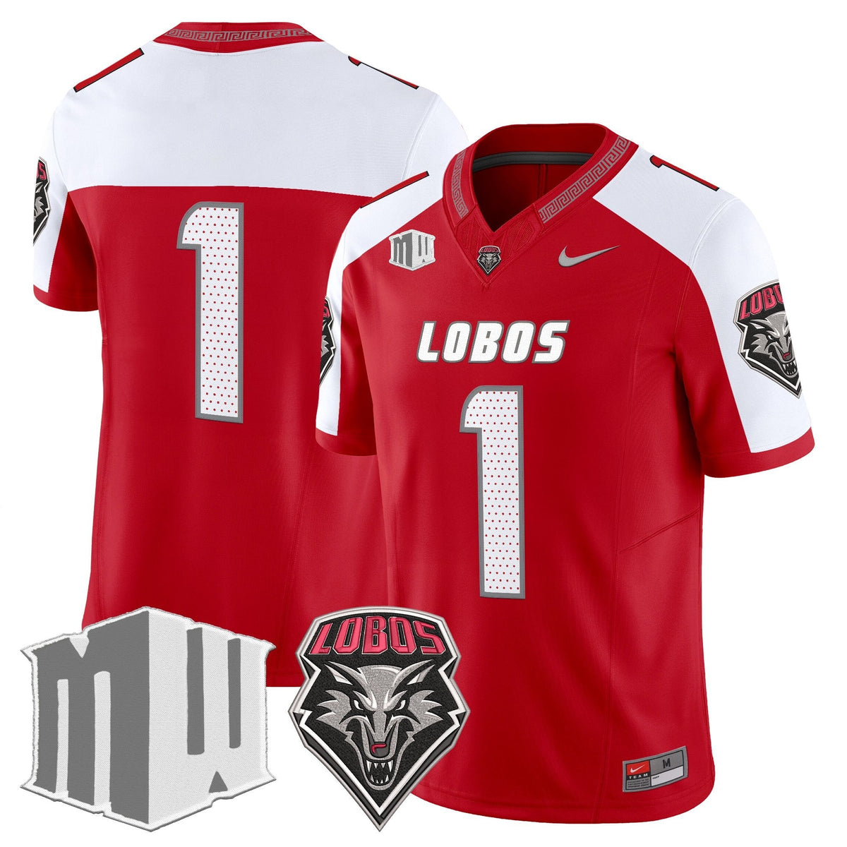 New Mexico Lobos 2026 Vapor Limited Jersey - Stitched-Cuztomshoes