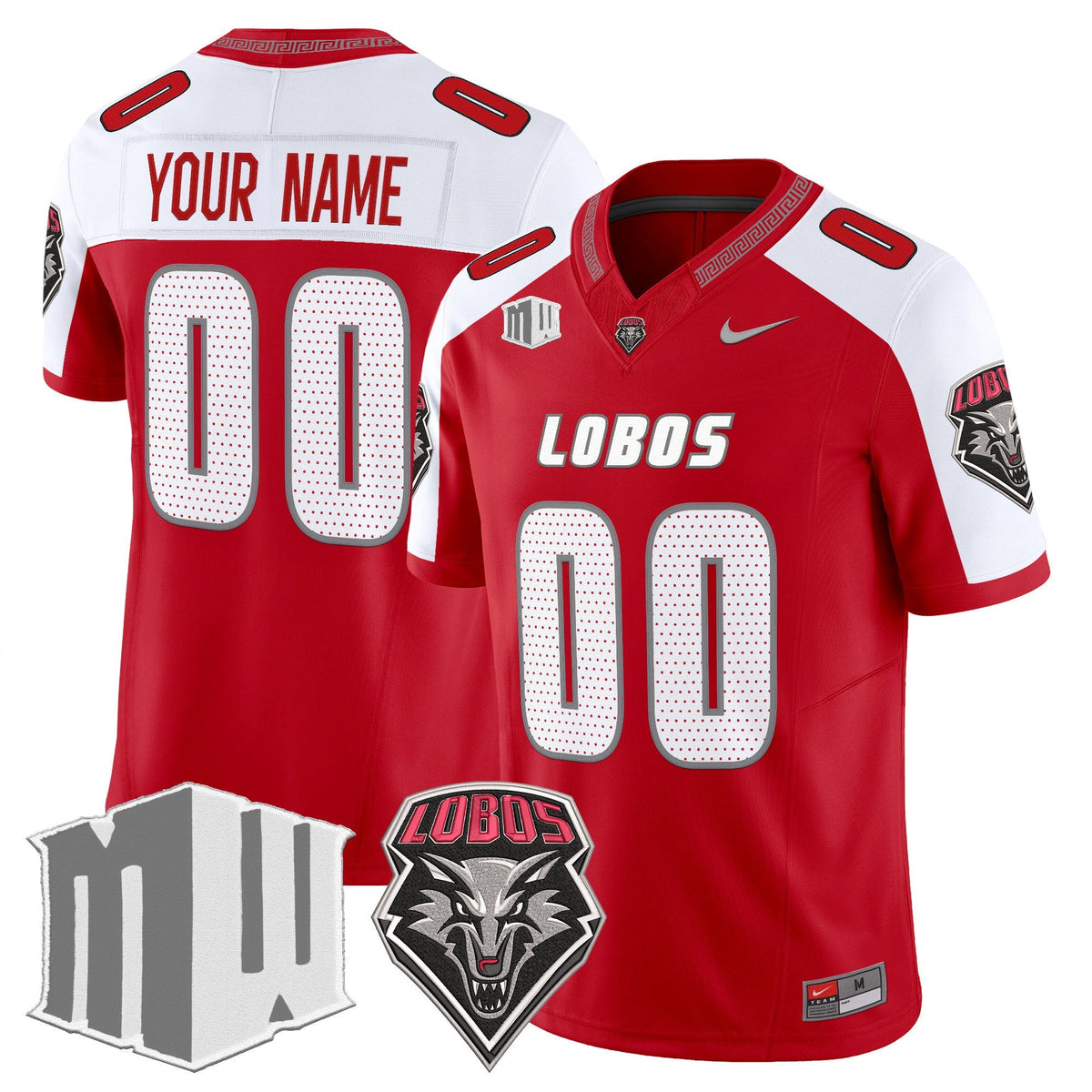 New Mexico Lobos 2026 Vapor Limited Custom Jersey - Stitched-Cuztomshoes