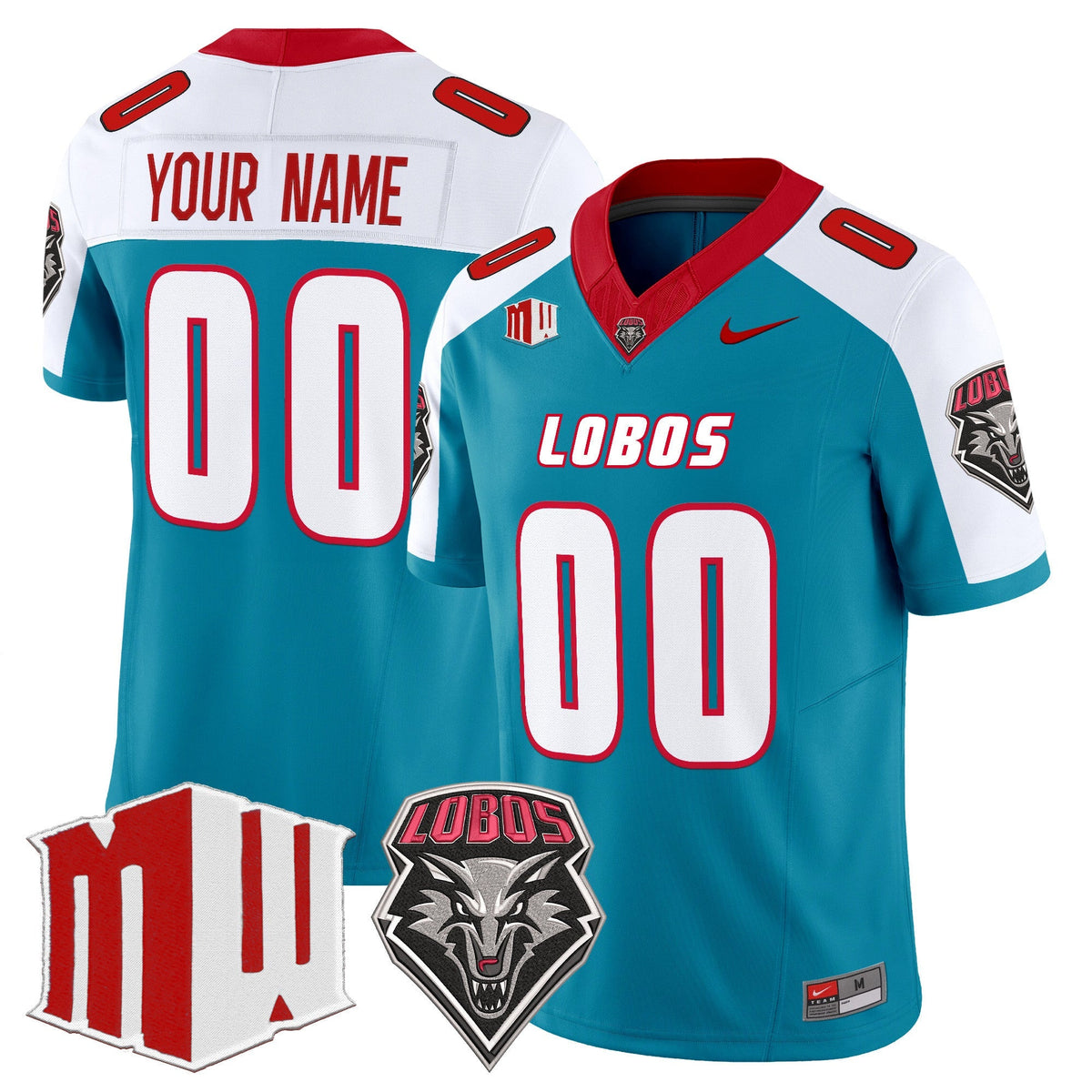 New Mexico Lobos 2026 Vapor Limited Custom Jersey - Stitched-Cuztomshoes