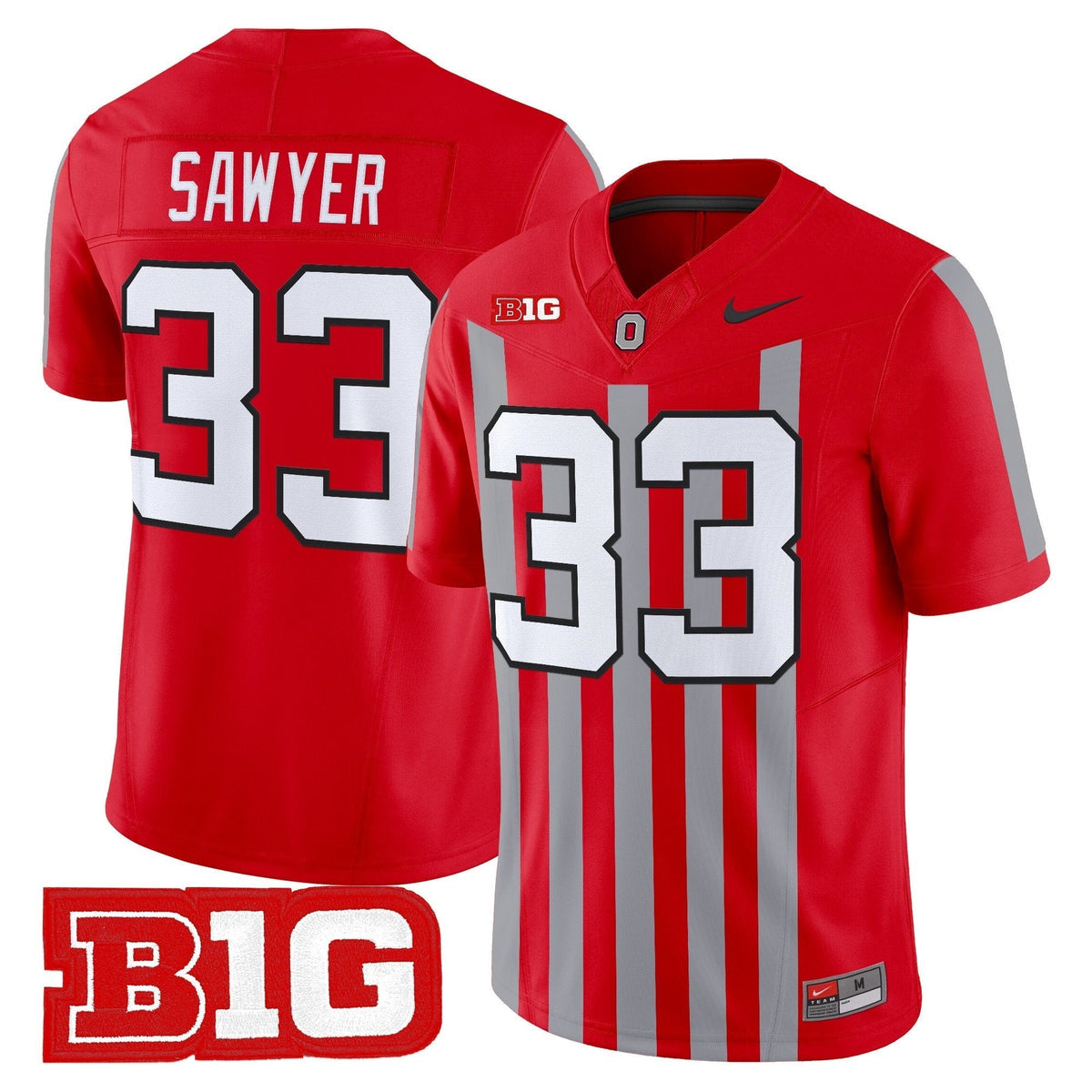 Ohio State Buckeyes Throwback Vapor Limited Jersey - Stitched
