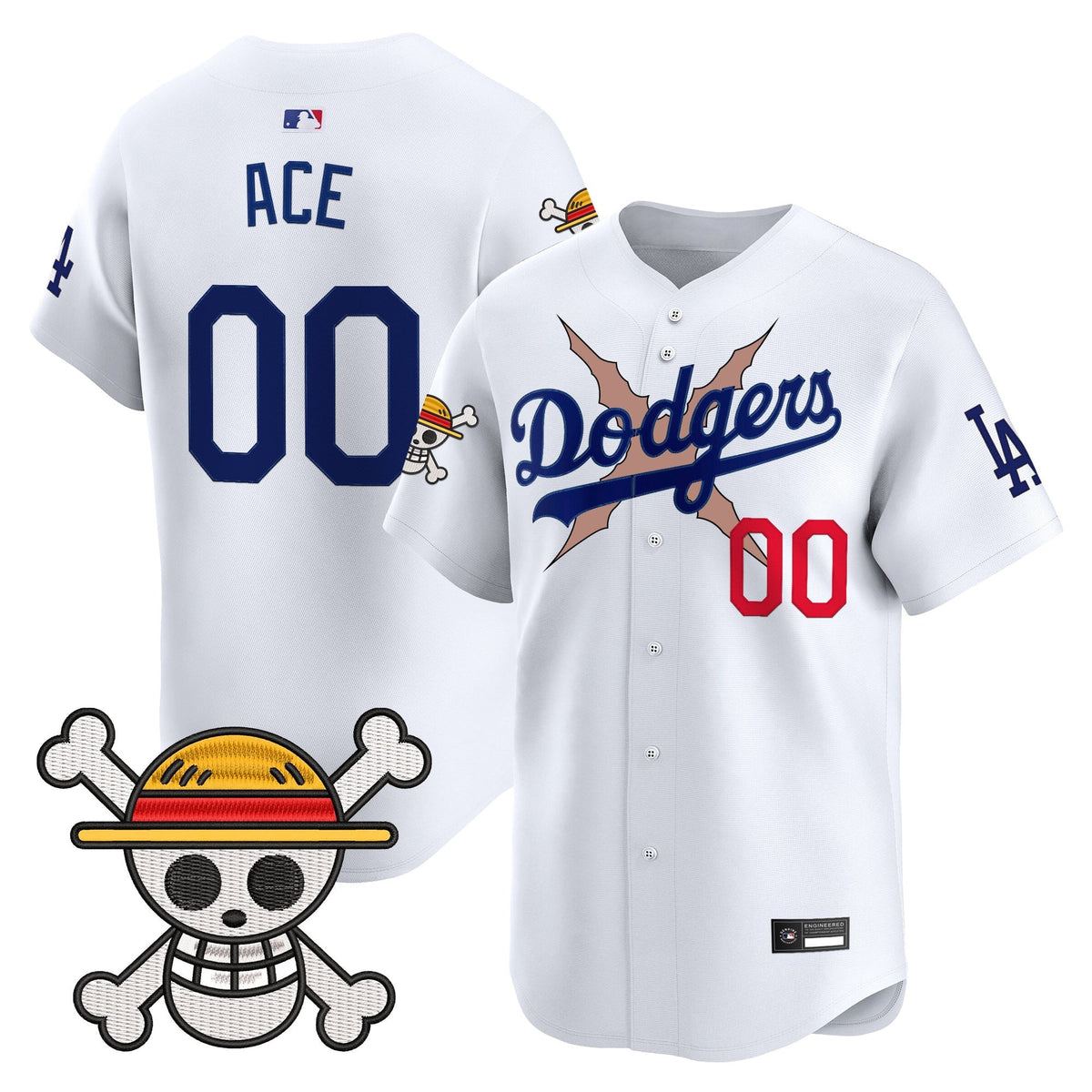 Los Angeles Dodgers x OP Vapor Premier Limited Jersey - Stitched