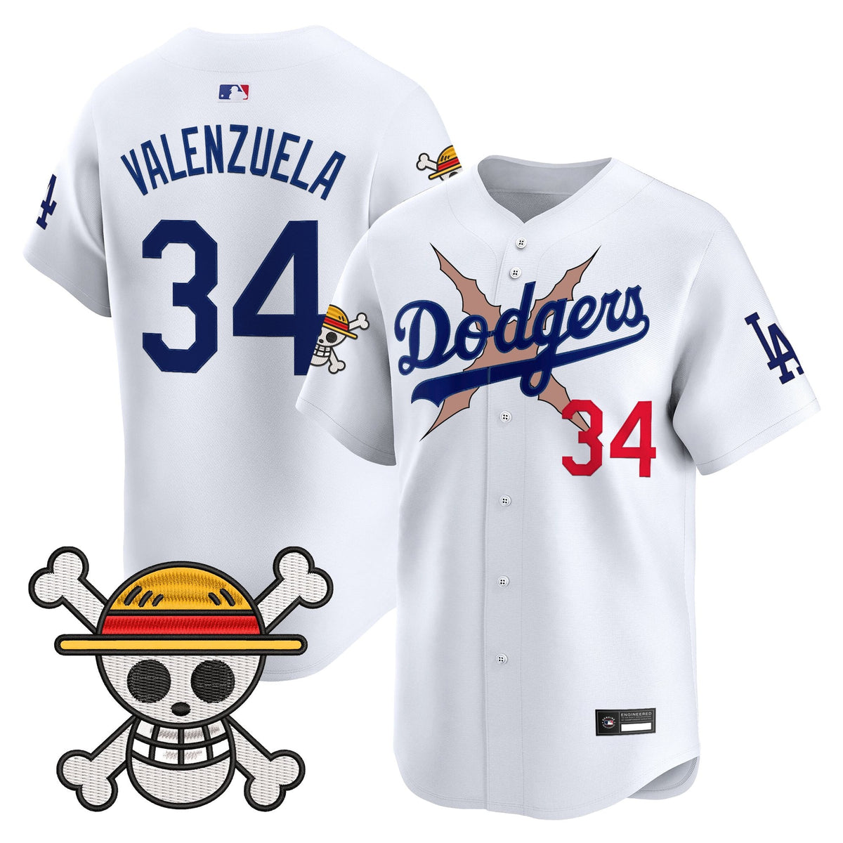 Los Angeles Dodgers x OP Vapor Premier Limited Jersey - Stitched