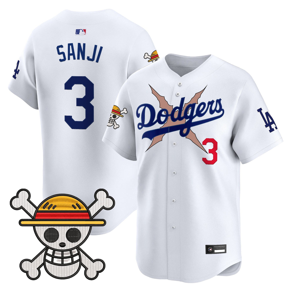 Los Angeles Dodgers x OP Vapor Premier Limited Jersey - Stitched