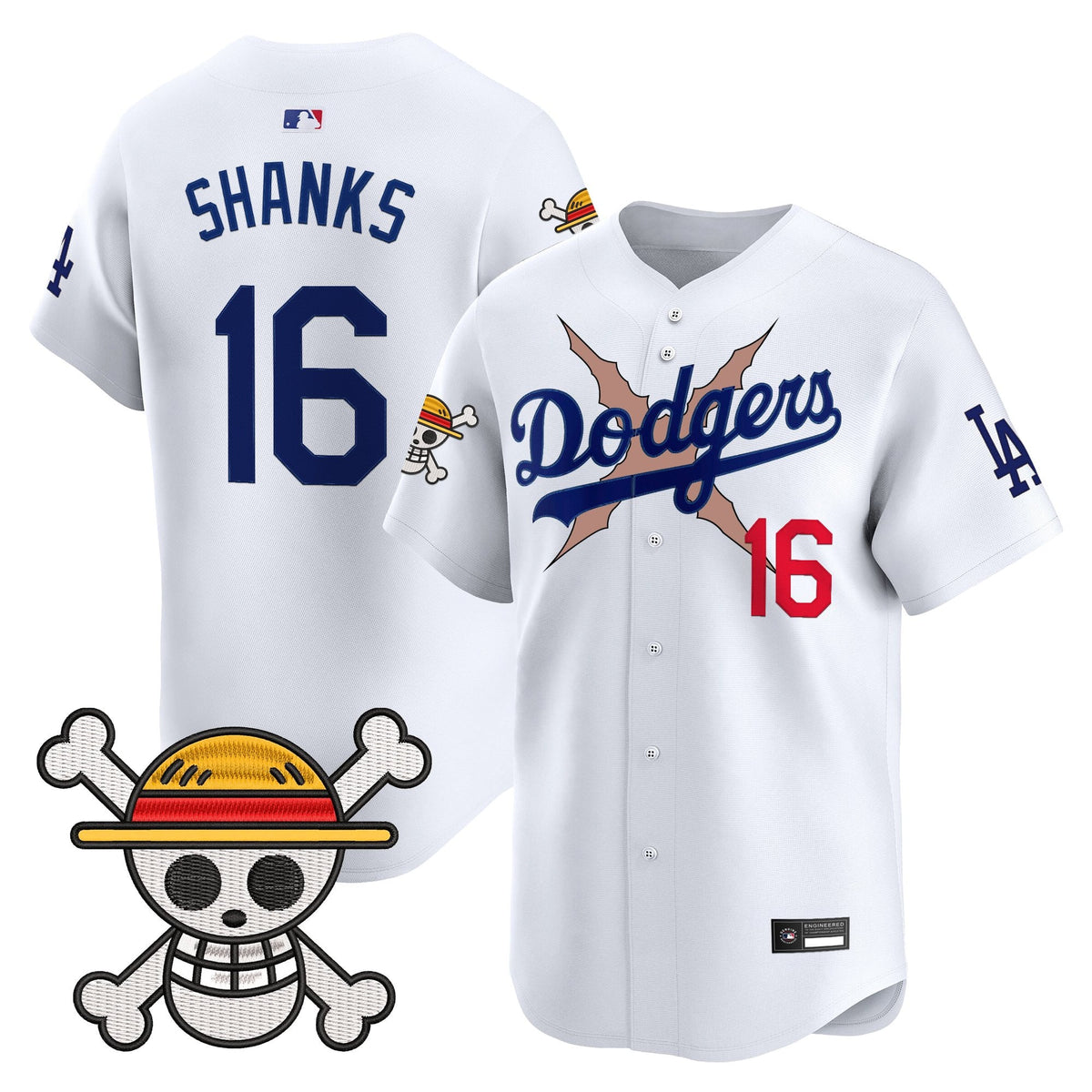 Los Angeles Dodgers x OP Vapor Premier Limited Jersey - Stitched