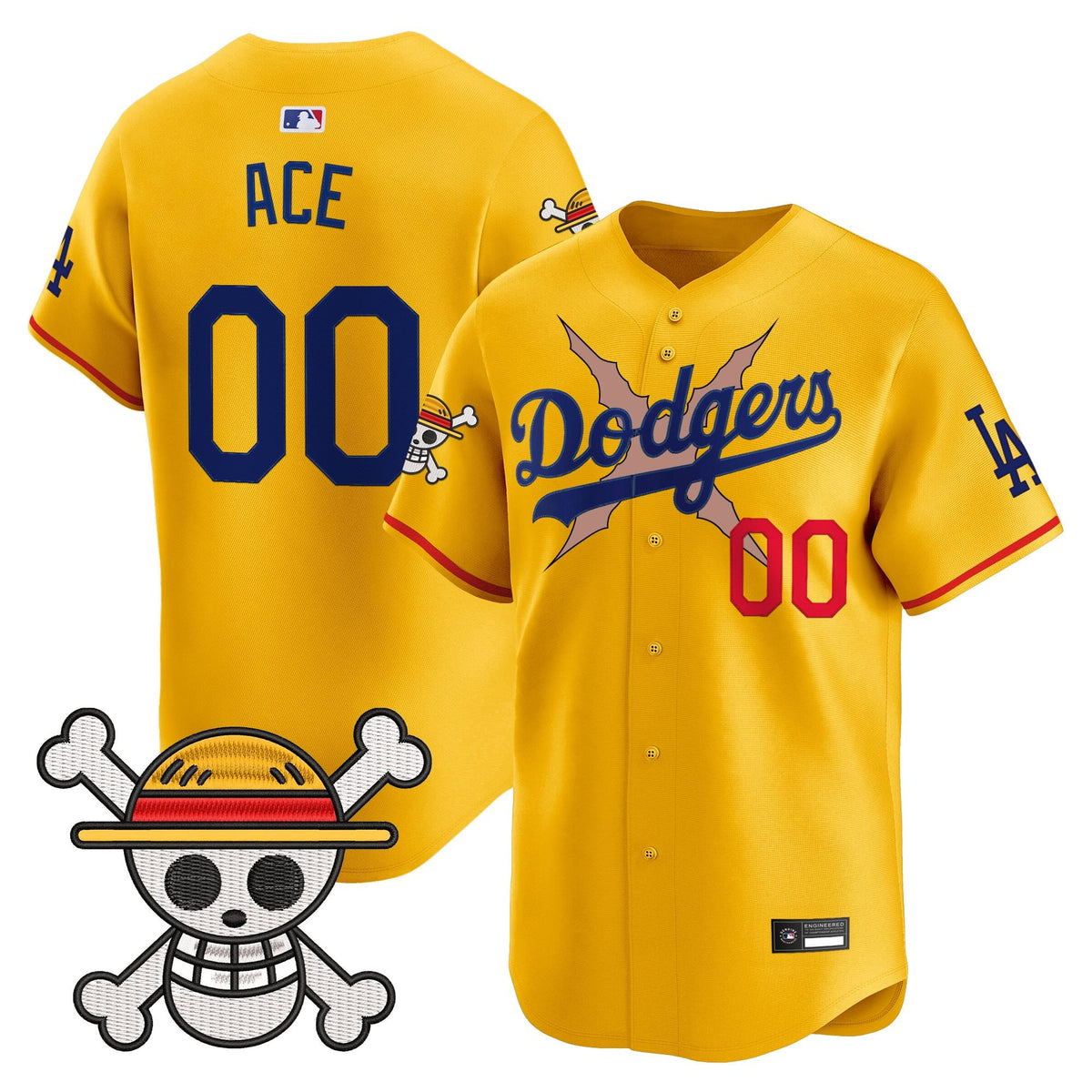 Los Angeles Dodgers x OP Vapor Premier Limited Jersey - Stitched