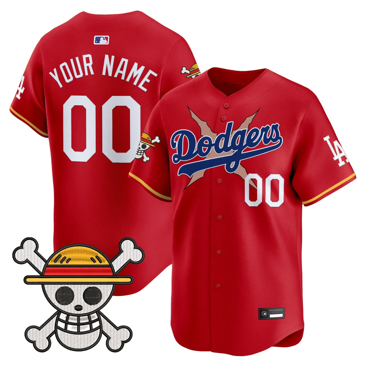 Los Angeles Dodgers x OP Vapor Premier Limited Custom Jersey - Stitched-Cuztomshoes