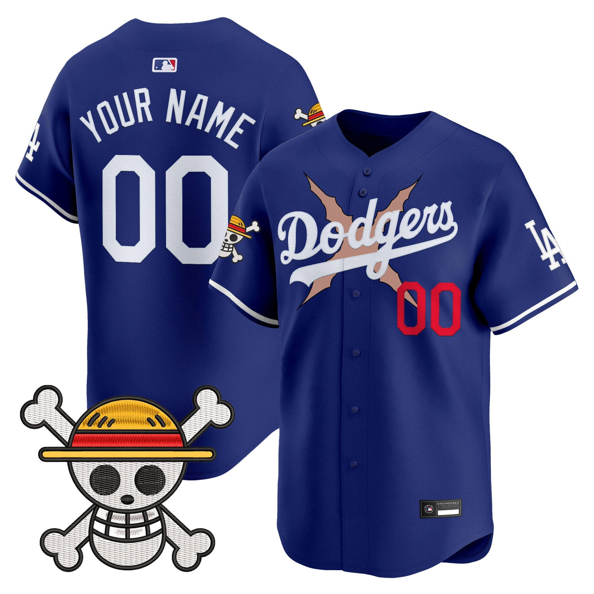 Los Angeles Dodgers x OP Vapor Premier Limited Custom Jersey - Stitched-Cuztomshoes