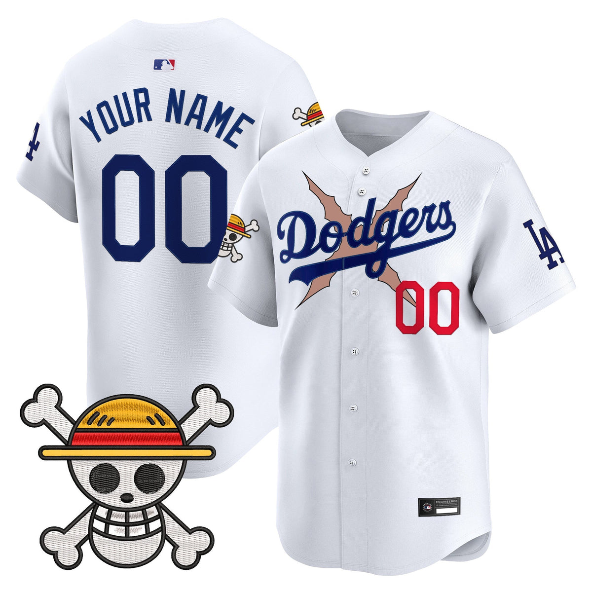 Los Angeles Dodgers x OP Vapor Premier Limited Custom Jersey - Stitched-Cuztomshoes