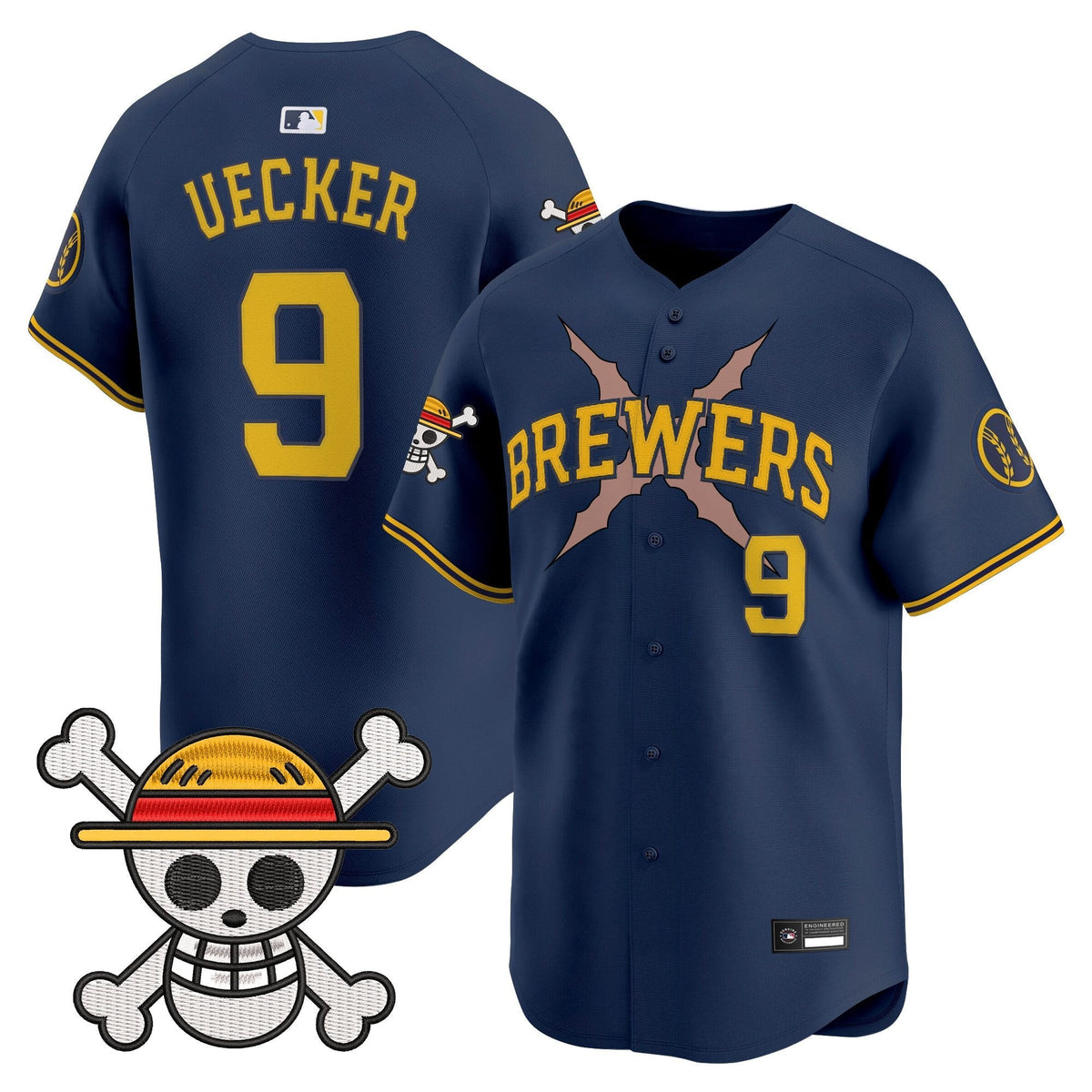 Milwaukee Brewers x OP Vapor Premier Limited Jersey - Stitched
