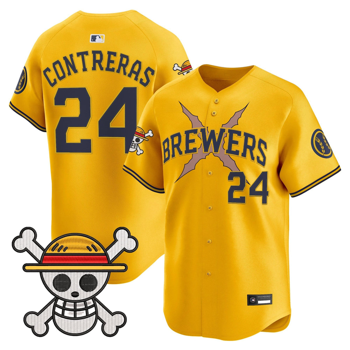 Milwaukee Brewers x OP Vapor Premier Limited Jersey - Stitched