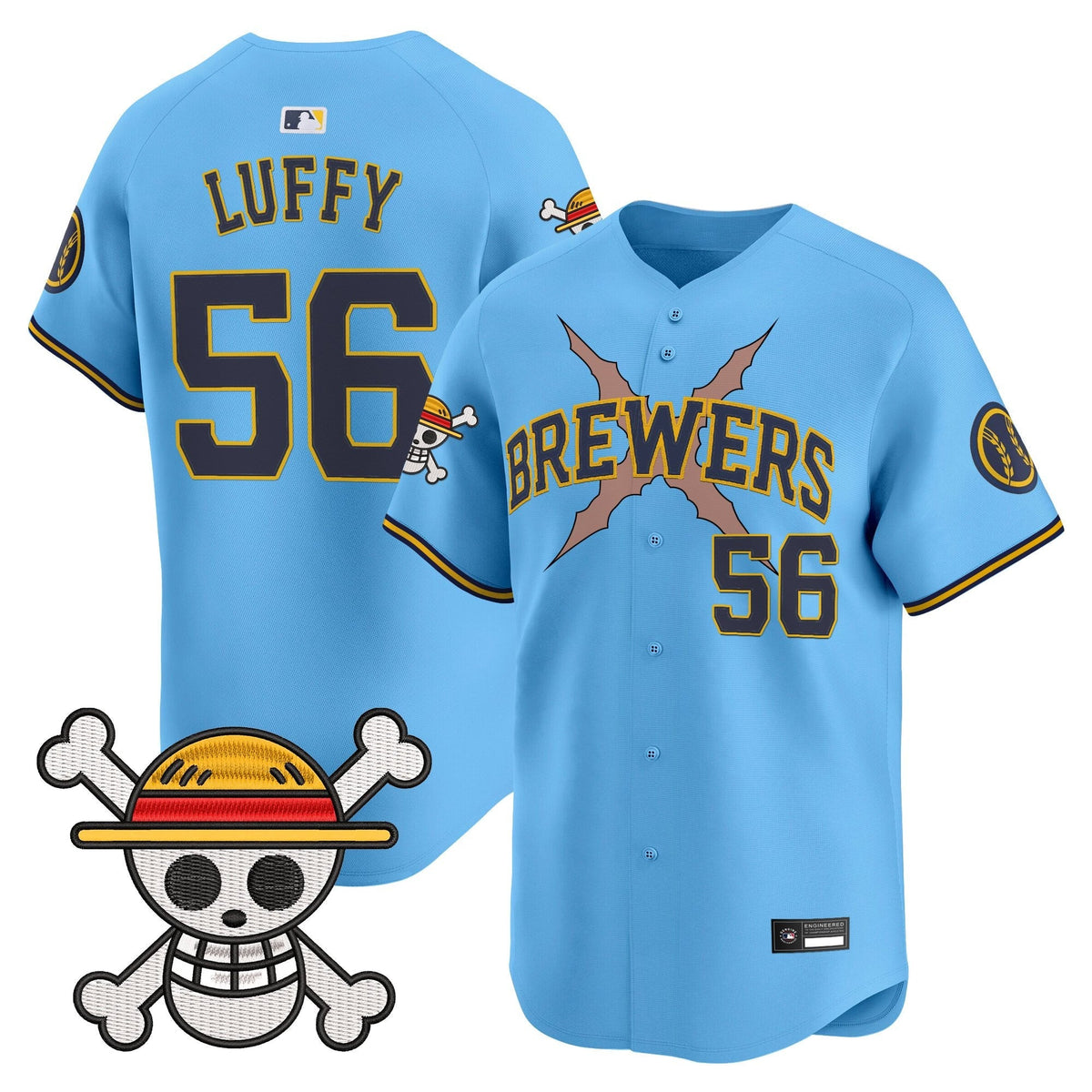 Milwaukee Brewers x OP Vapor Premier Limited Jersey - Stitched