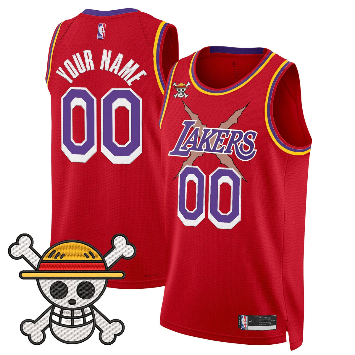 Los Angeles Lakers x OP Swingman Custom Jersey - Stitched