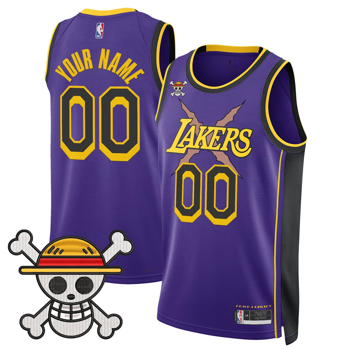 Los Angeles Lakers x OP Swingman Custom Jersey - Stitched