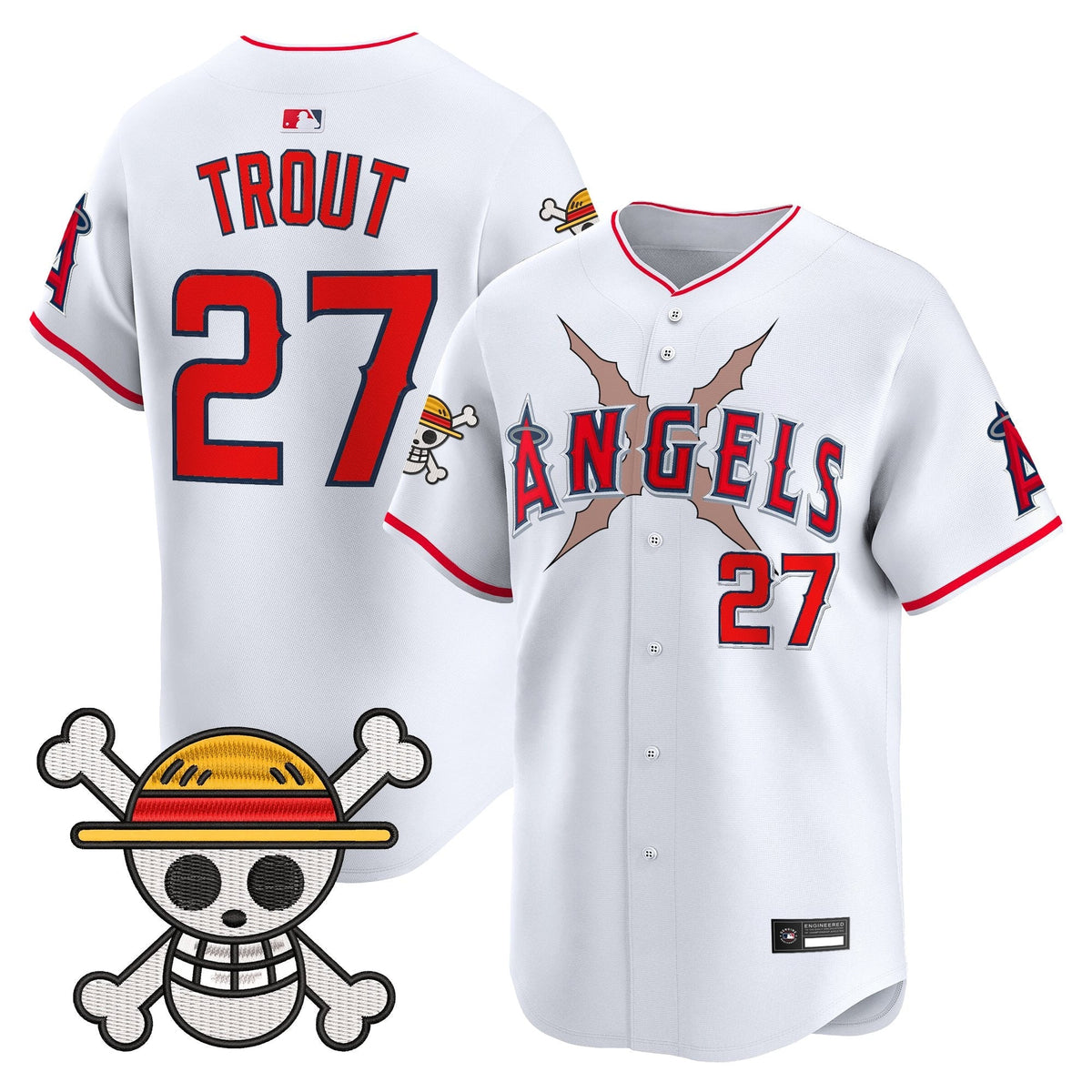 Los Angeles Angels x OP Vapor Premier Limited Jersey - Stitched-Cuztomshoes