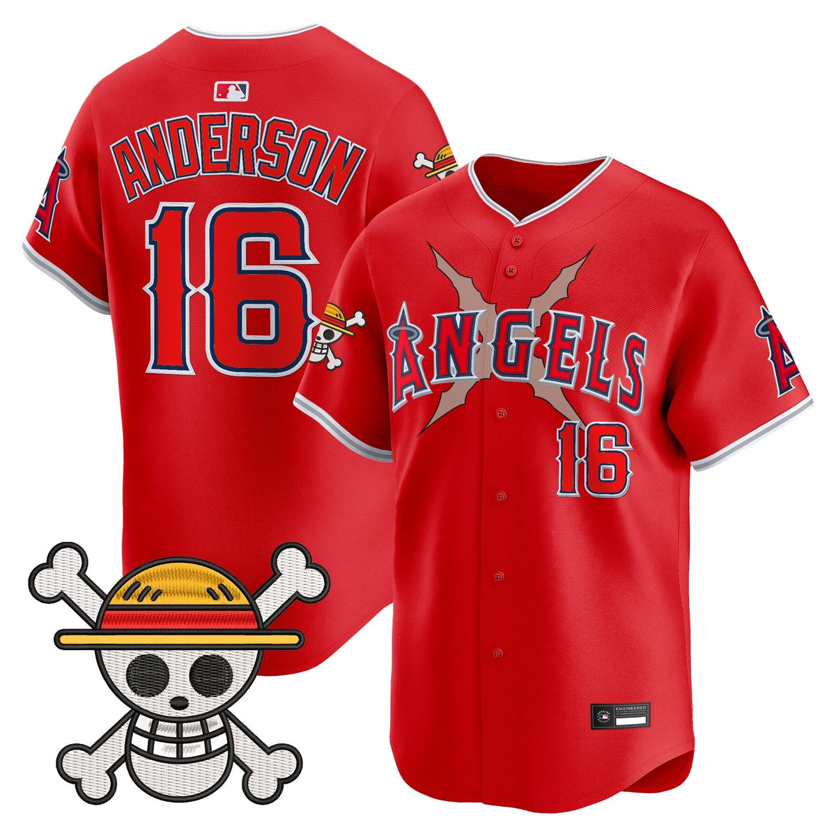 Los Angeles Angels x OP Vapor Premier Limited Jersey - Stitched-Cuztomshoes