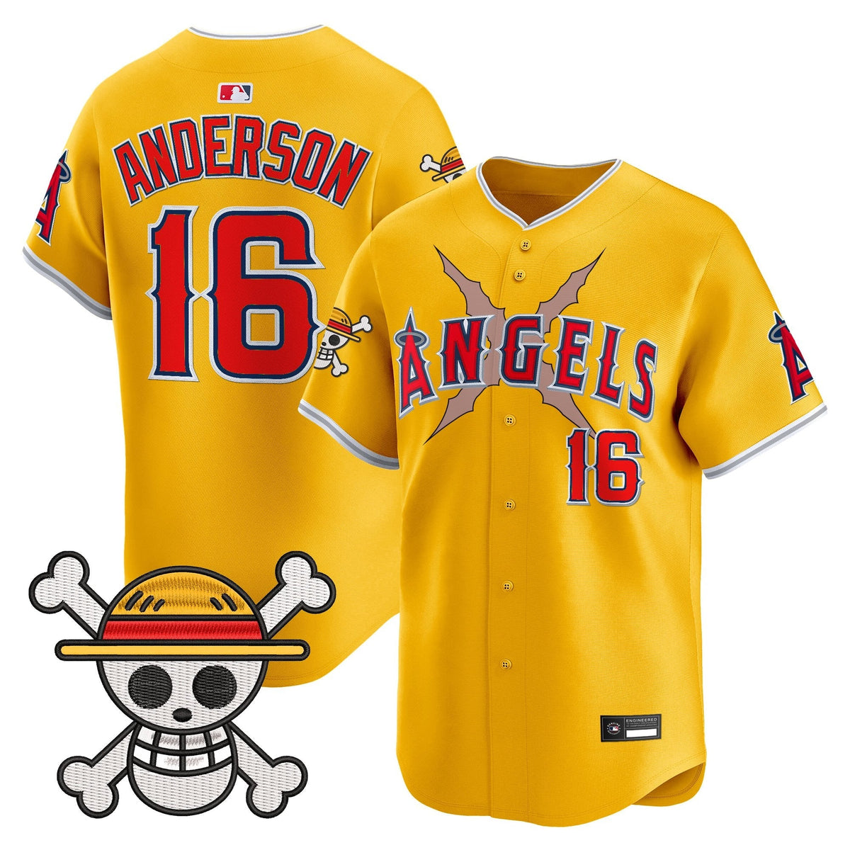 Los Angeles Angels x OP Vapor Premier Limited Jersey - Stitched-Cuztomshoes