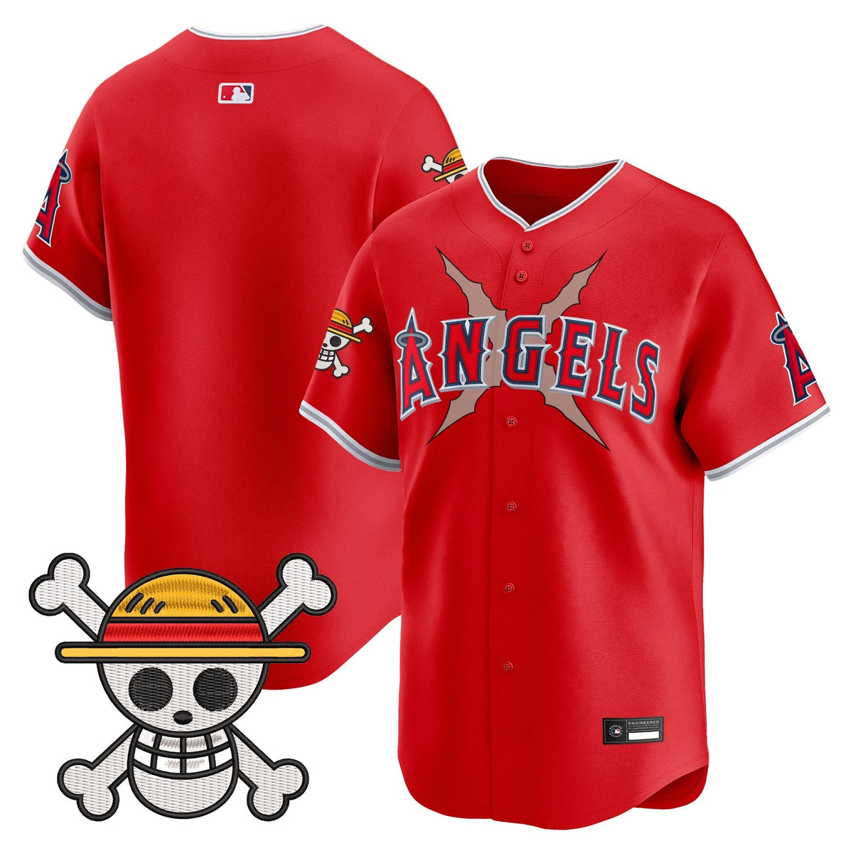 Los Angeles Angels x OP Vapor Premier Limited Jersey - Stitched-Cuztomshoes