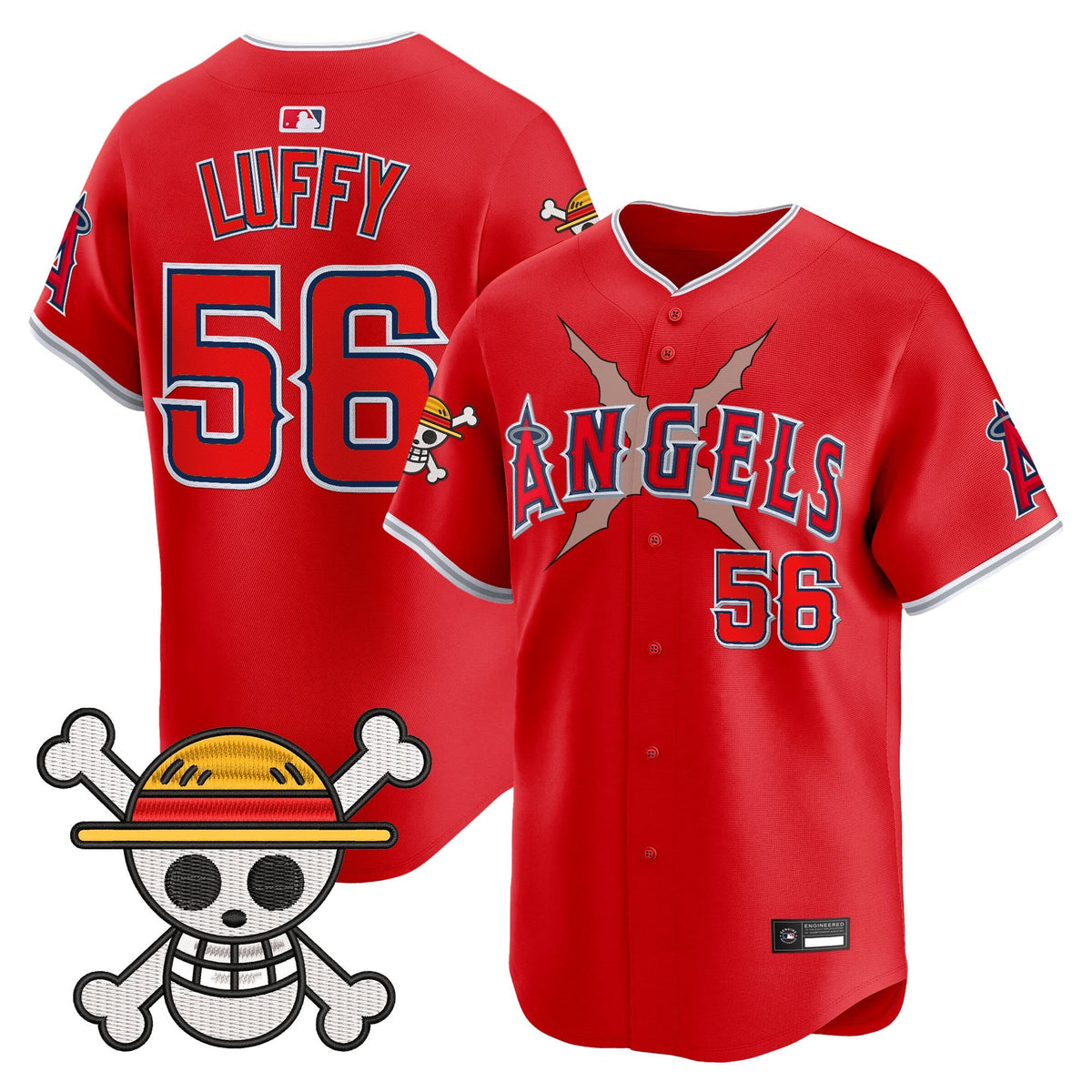 Los Angeles Angels x OP Vapor Premier Limited Jersey - Stitched-Cuztomshoes