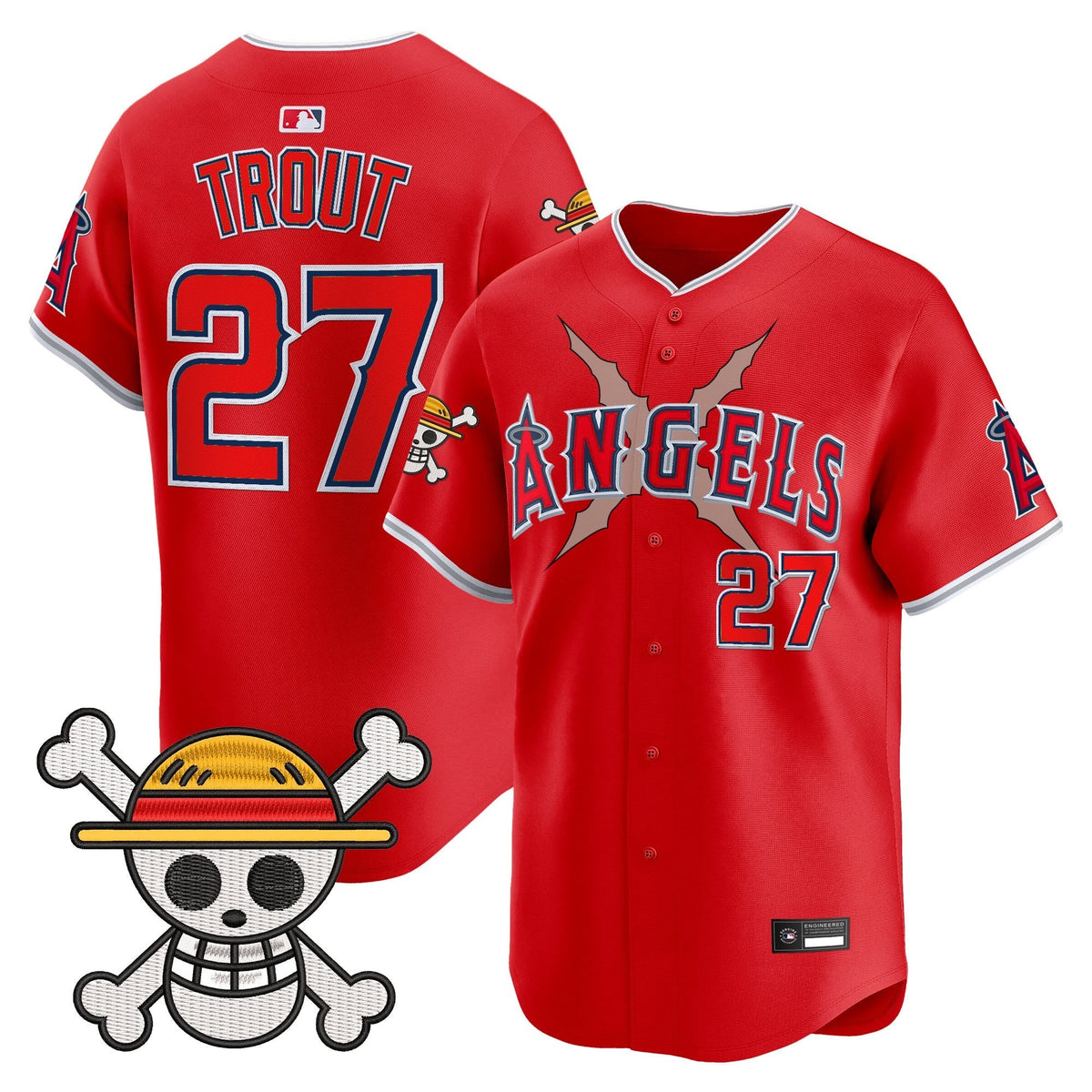 Los Angeles Angels x OP Vapor Premier Limited Jersey - Stitched-Cuztomshoes