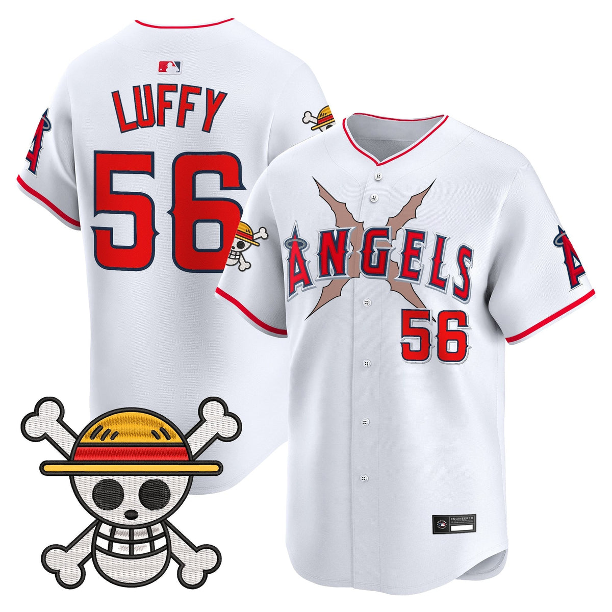 Los Angeles Angels x OP Vapor Premier Limited Jersey - Stitched-Cuztomshoes