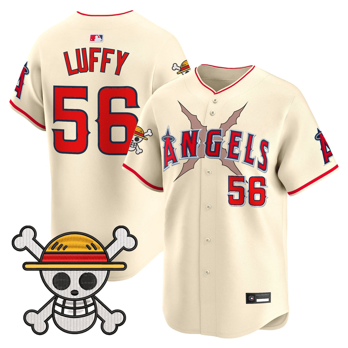 Los Angeles Angels x OP Vapor Premier Limited Jersey - Stitched-Cuztomshoes