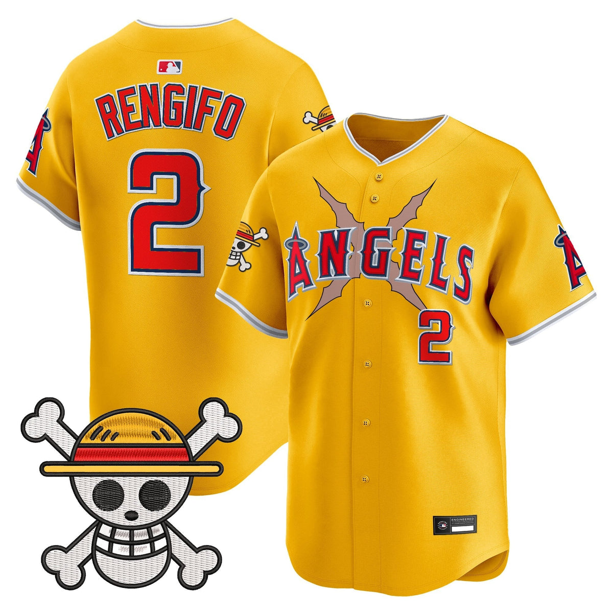Los Angeles Angels x OP Vapor Premier Limited Jersey - Stitched-Cuztomshoes