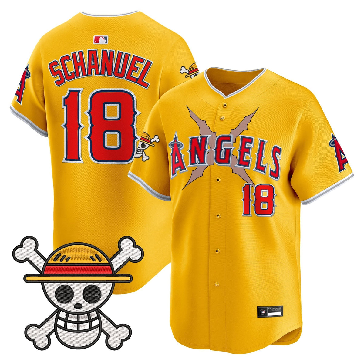 Los Angeles Angels x OP Vapor Premier Limited Jersey - Stitched-Cuztomshoes