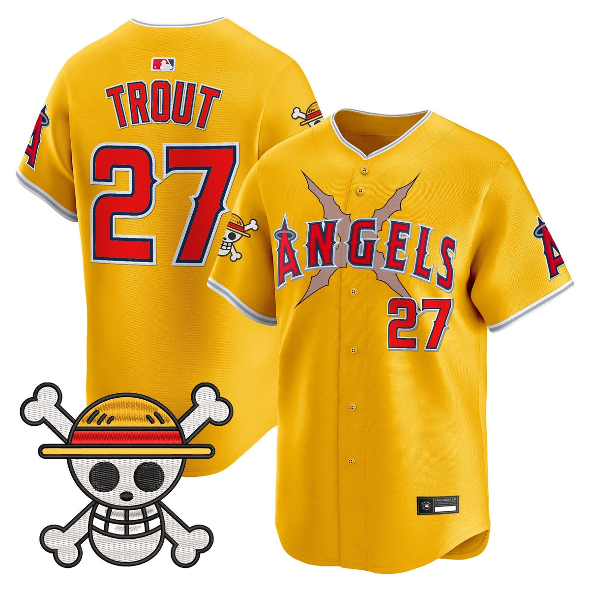 Los Angeles Angels x OP Vapor Premier Limited Jersey - Stitched-Cuztomshoes