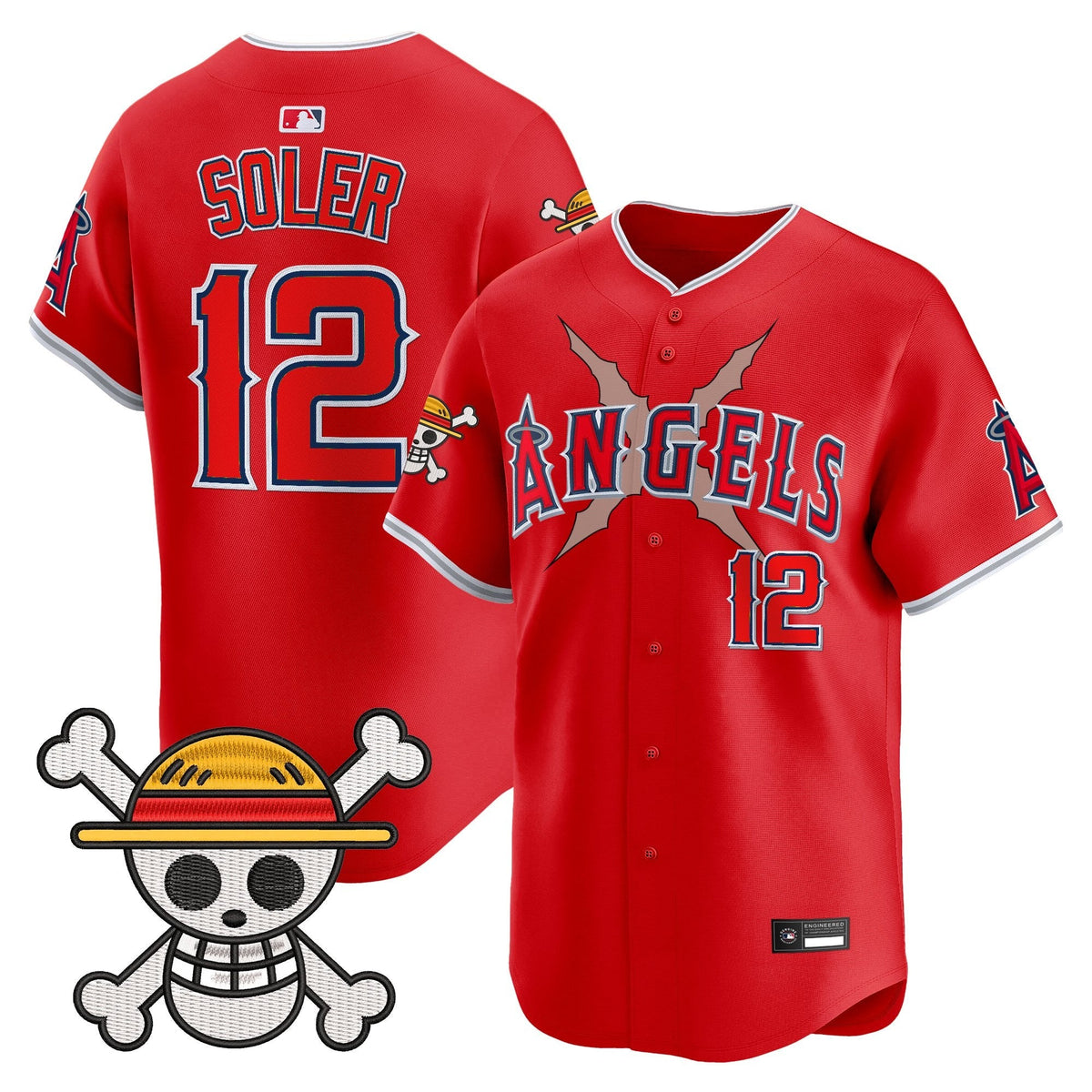 Los Angeles Angels x OP Vapor Premier Limited Jersey - Stitched-Cuztomshoes