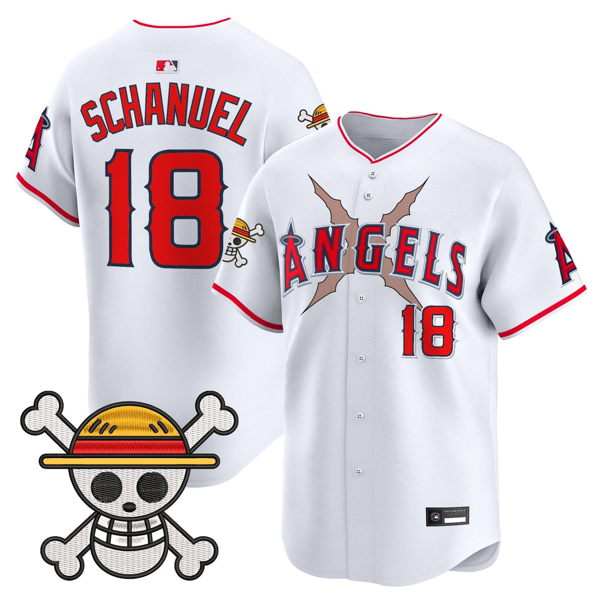 Los Angeles Angels x OP Vapor Premier Limited Jersey - Stitched-Cuztomshoes