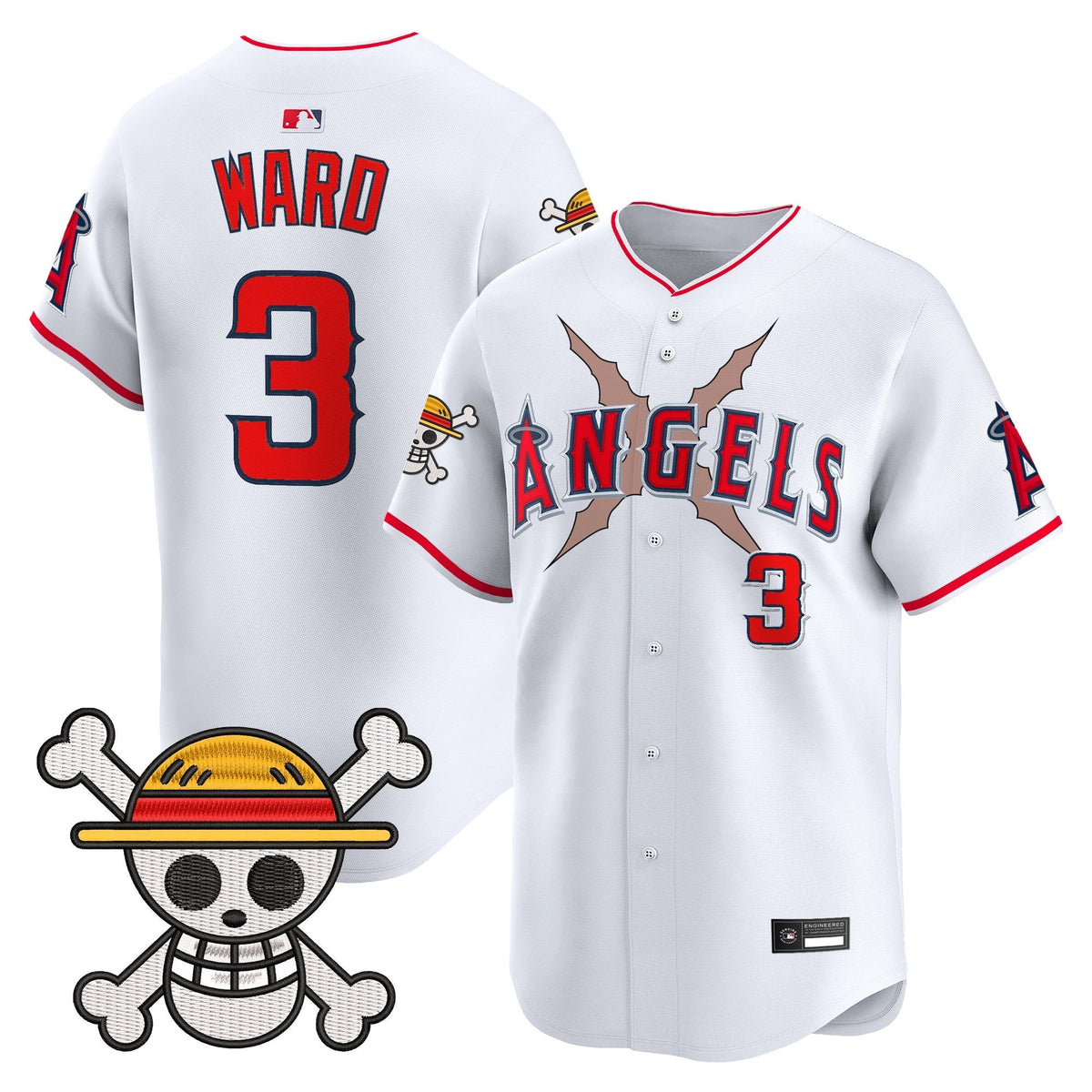Los Angeles Angels x OP Vapor Premier Limited Jersey - Stitched-Cuztomshoes