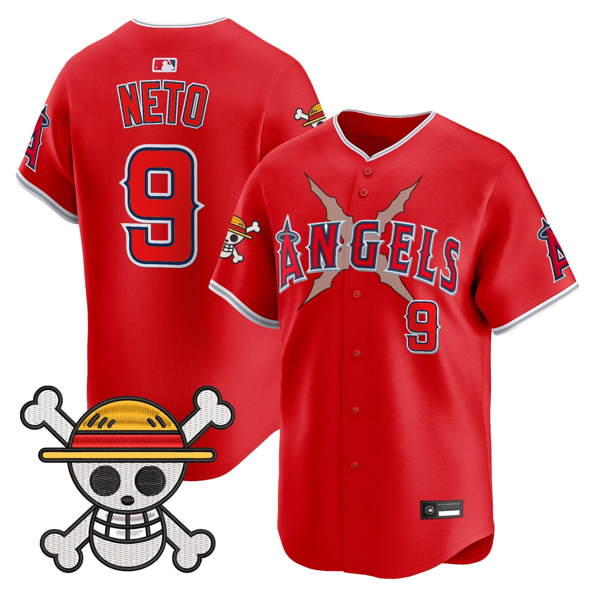 Los Angeles Angels x OP Vapor Premier Limited Jersey - Stitched-Cuztomshoes