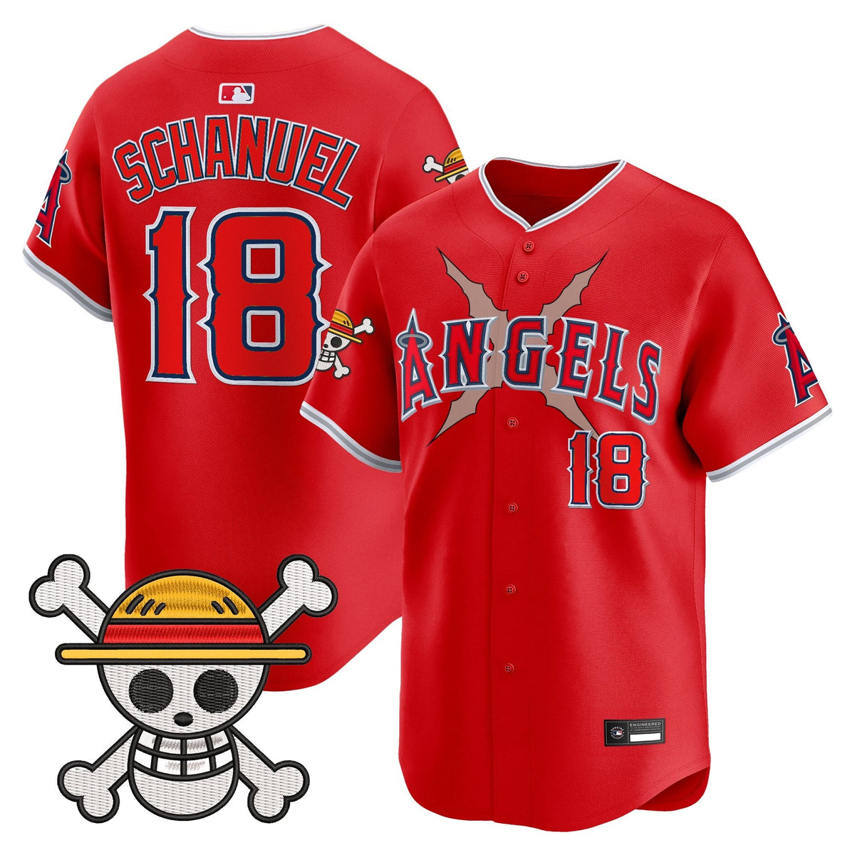 Los Angeles Angels x OP Vapor Premier Limited Jersey - Stitched-Cuztomshoes
